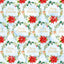 Christmas Poinsettia Pattern Vinyl 12" x 12" - The Vinyl Haus