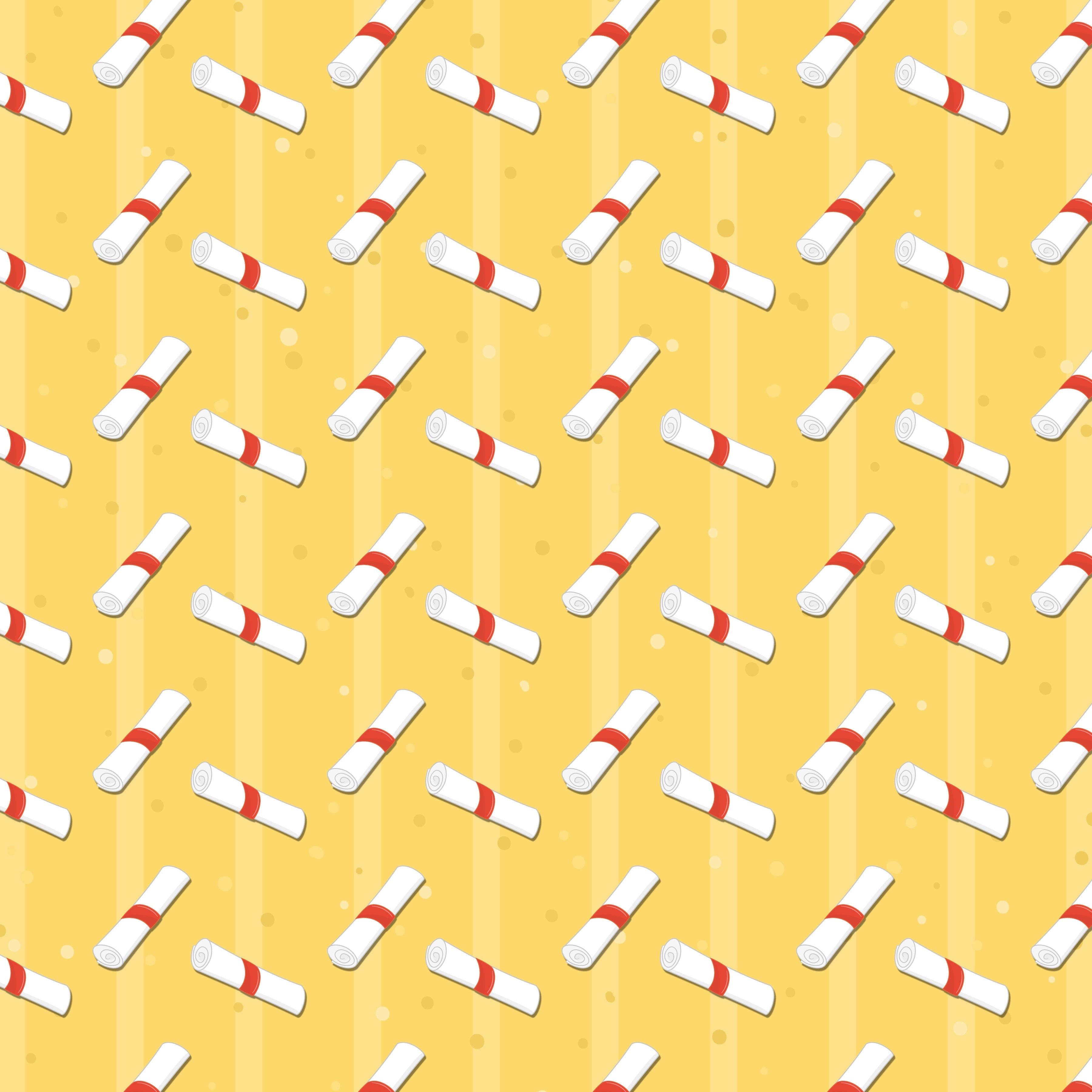 Graduation Diploma Pattern Vinyl 12" x 12" - The Vinyl Haus Main image