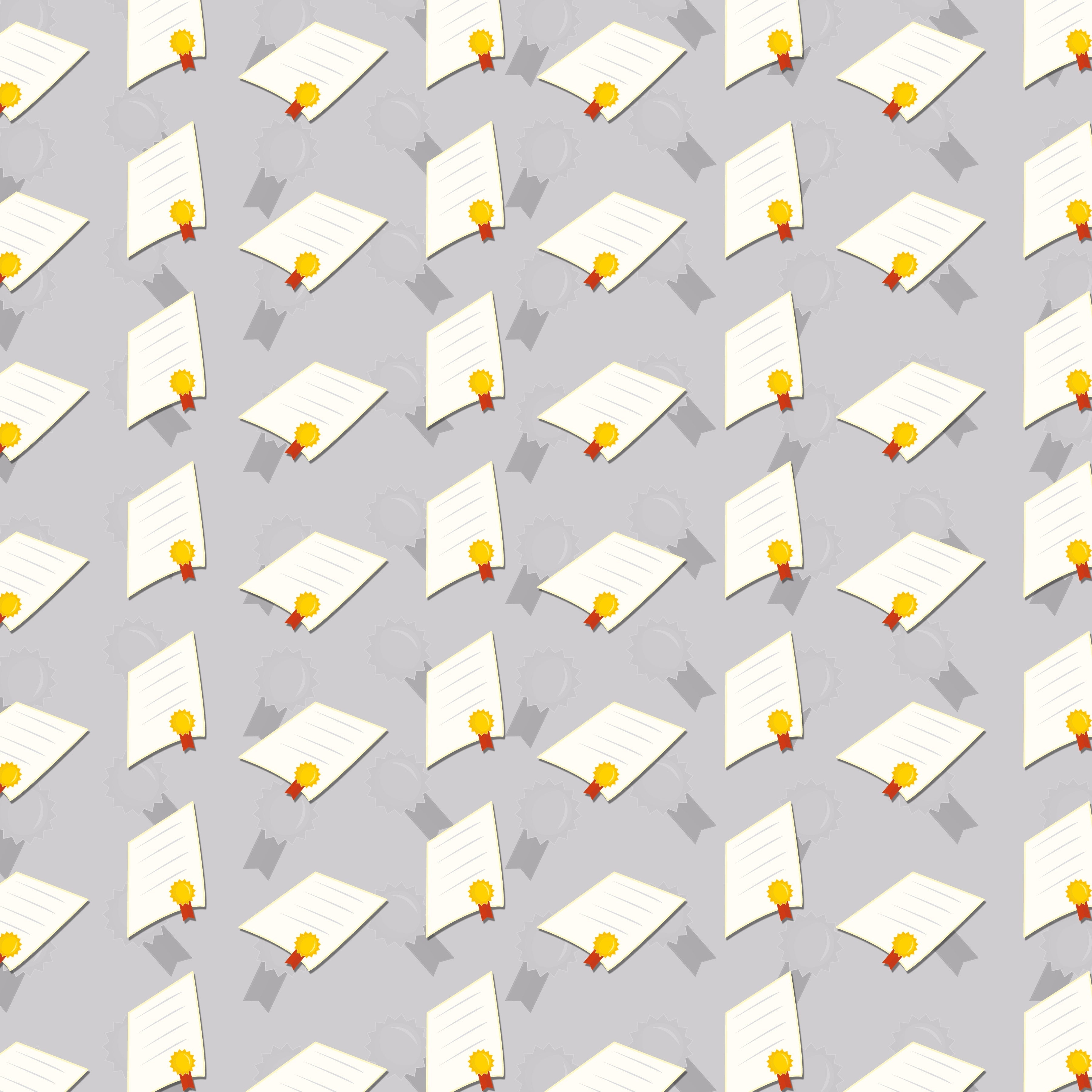 Graduation Diploma Pattern Vinyl 12" x12" - The Vinyl Haus