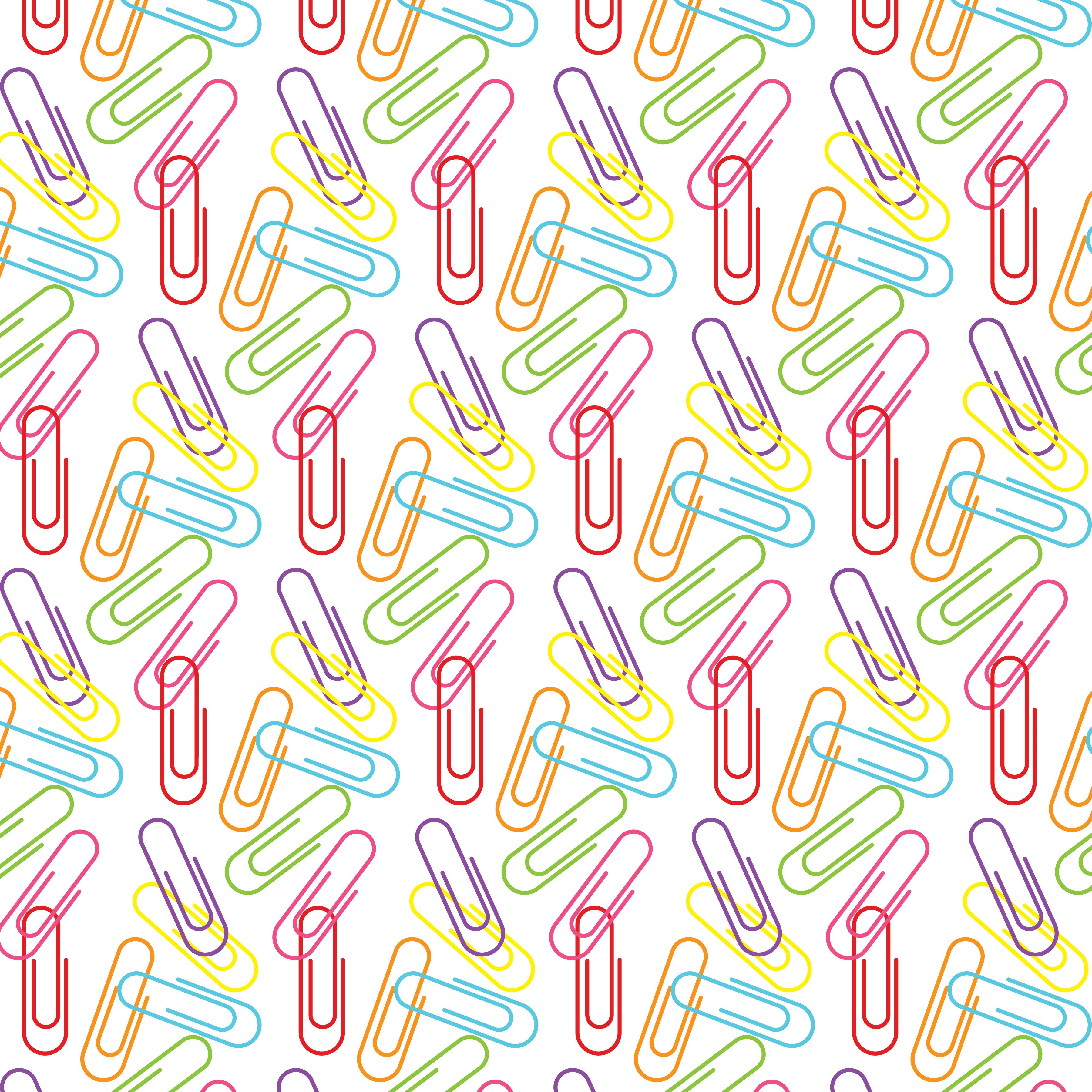 Paper Clip Pattern Vinyl 12" x 12" - The Vinyl Haus Main image