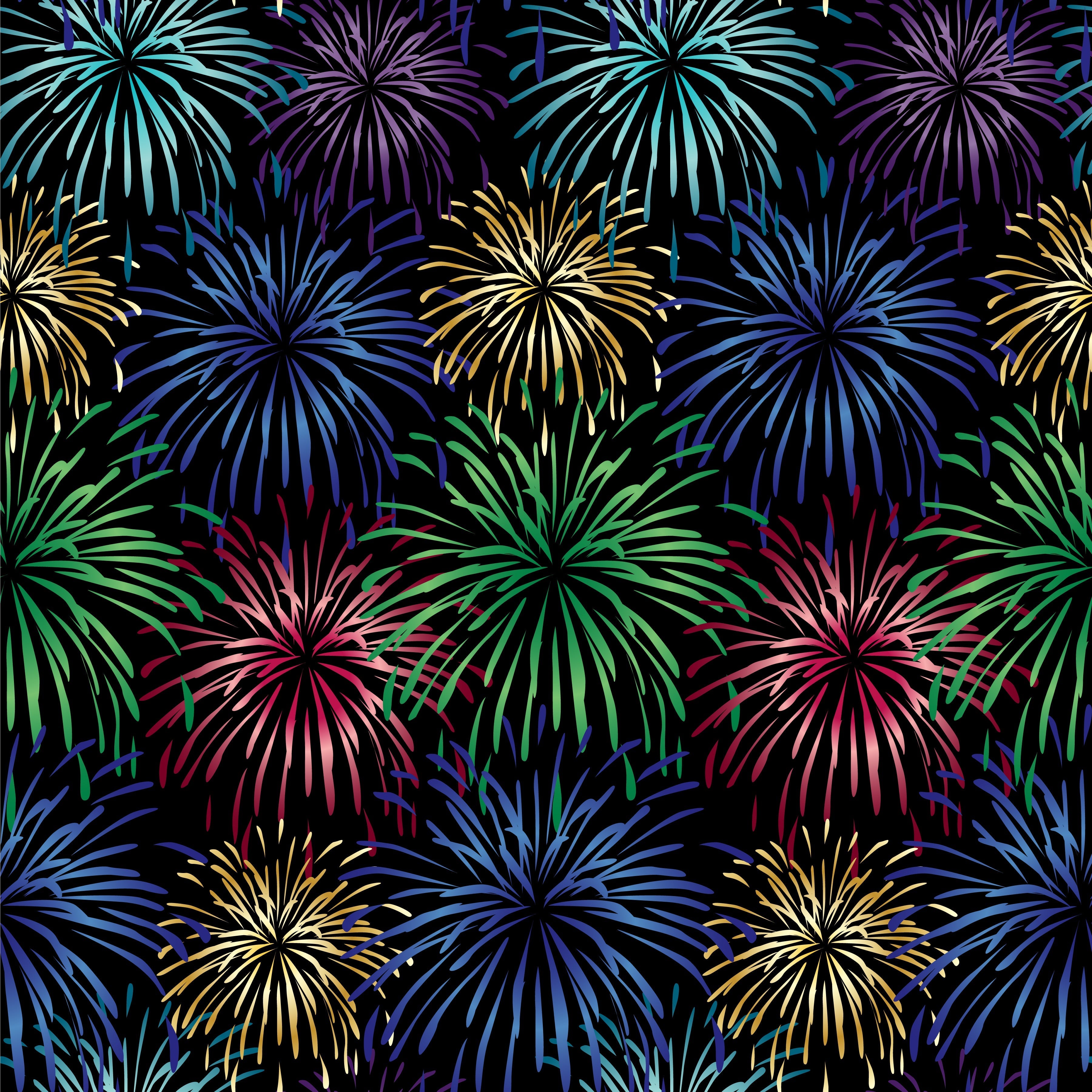Glitter Fireworks Pattern Vinyl 12" x 12" - The Vinyl Haus