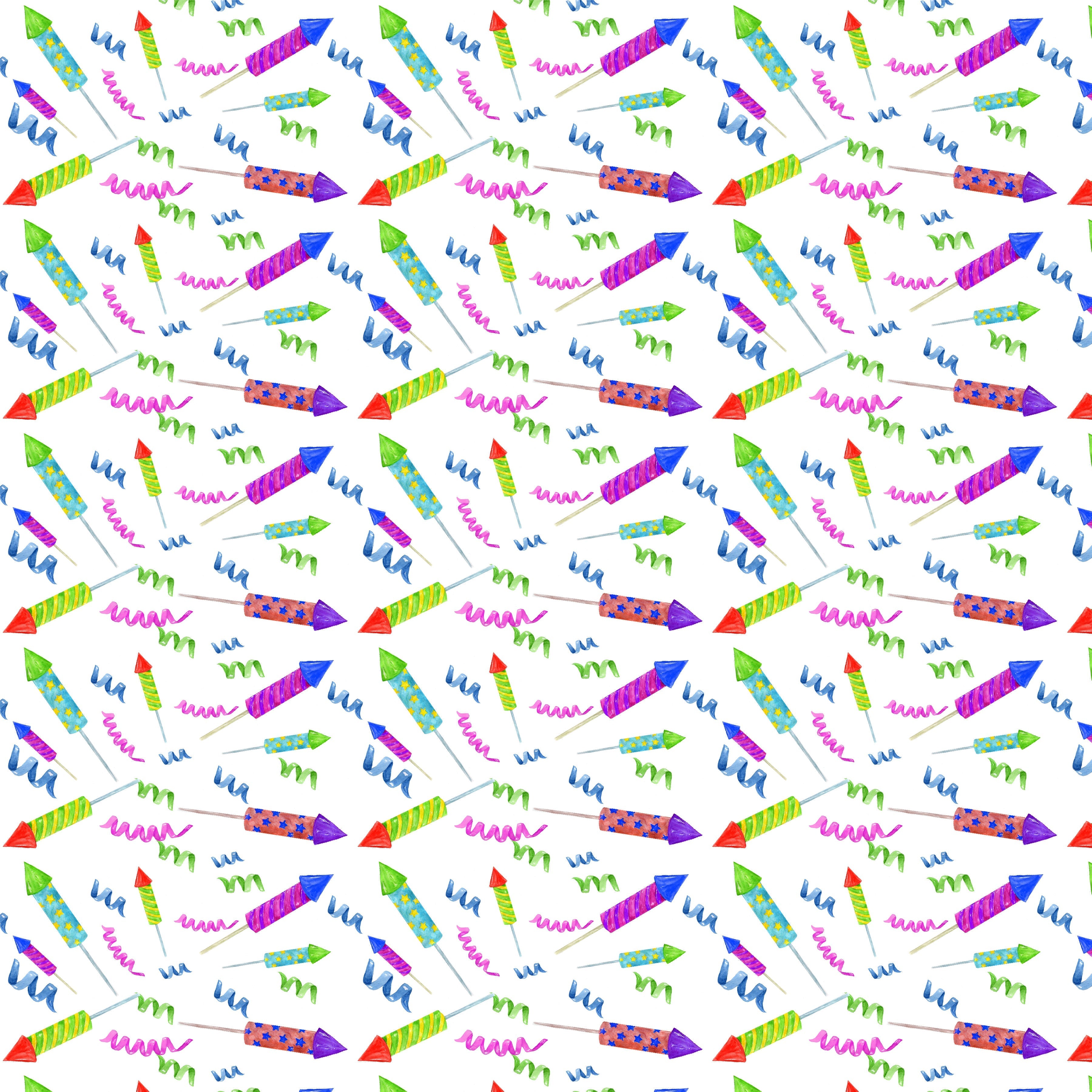 Fireworks Pattern Vinyl 12" x 12" - The Vinyl Haus