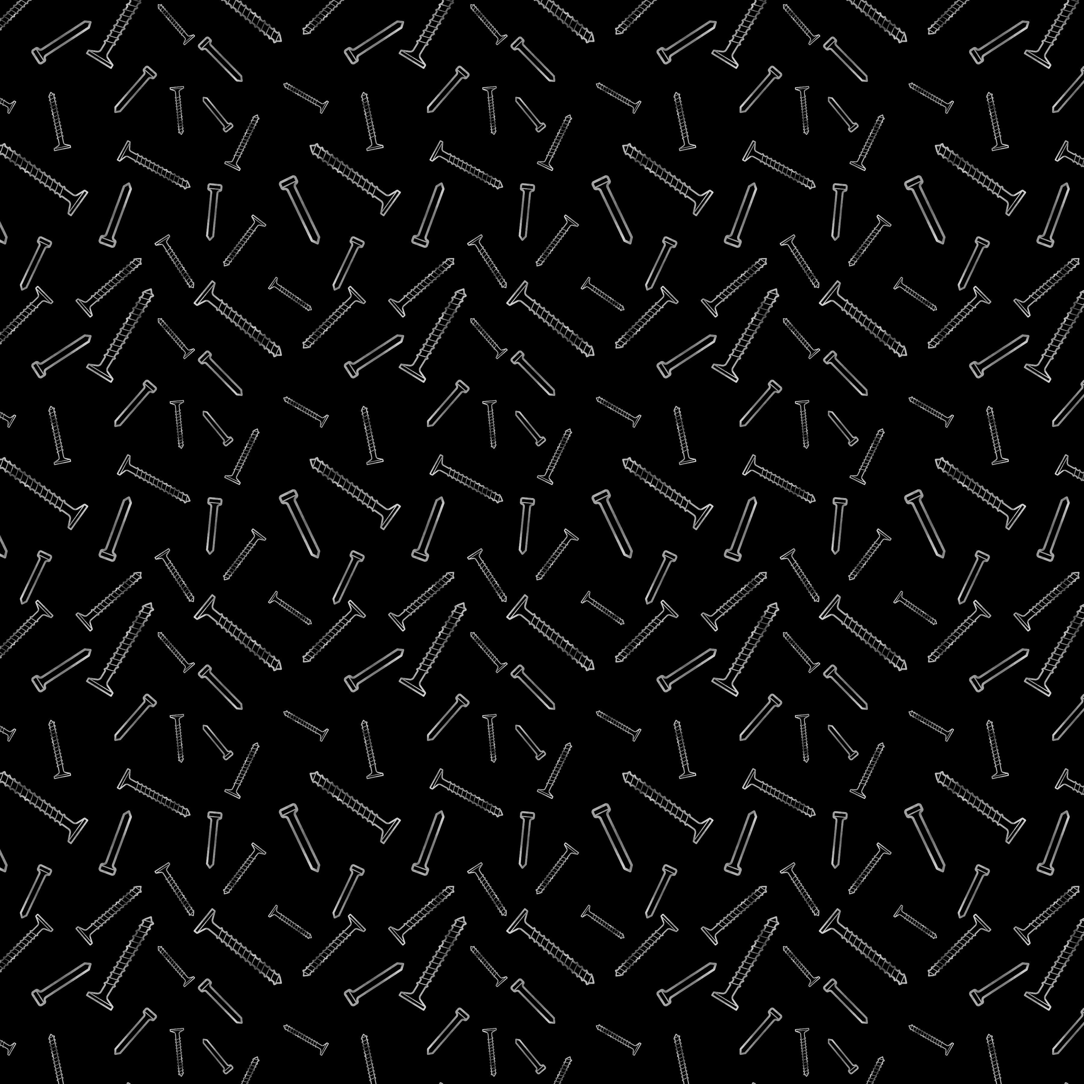 Nails and Screws Pattern Vinyl 12" x12" - The Vinyl Haus