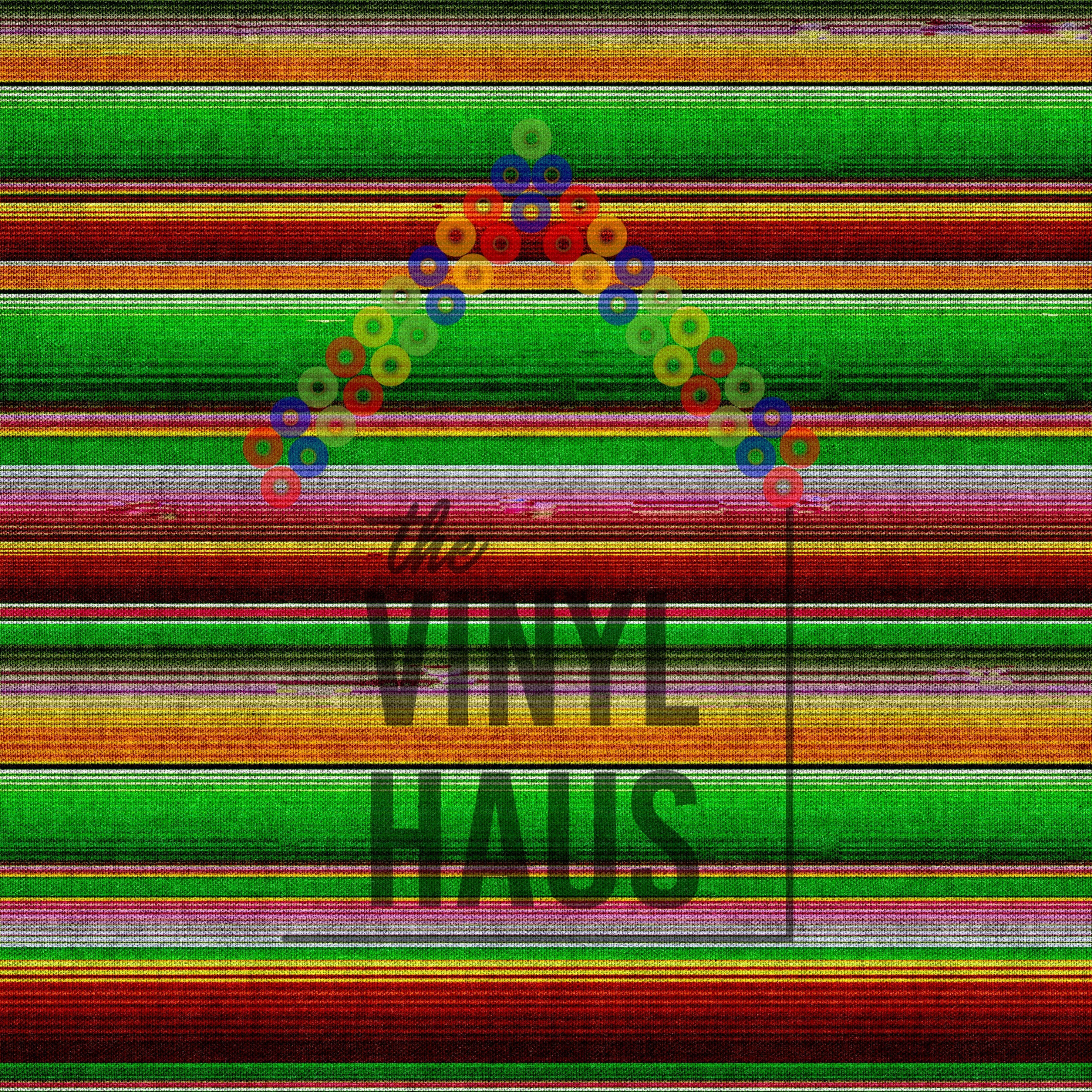 Orange and Green Serape Pattern Vinyl 12" x 12" - The Vinyl Haus