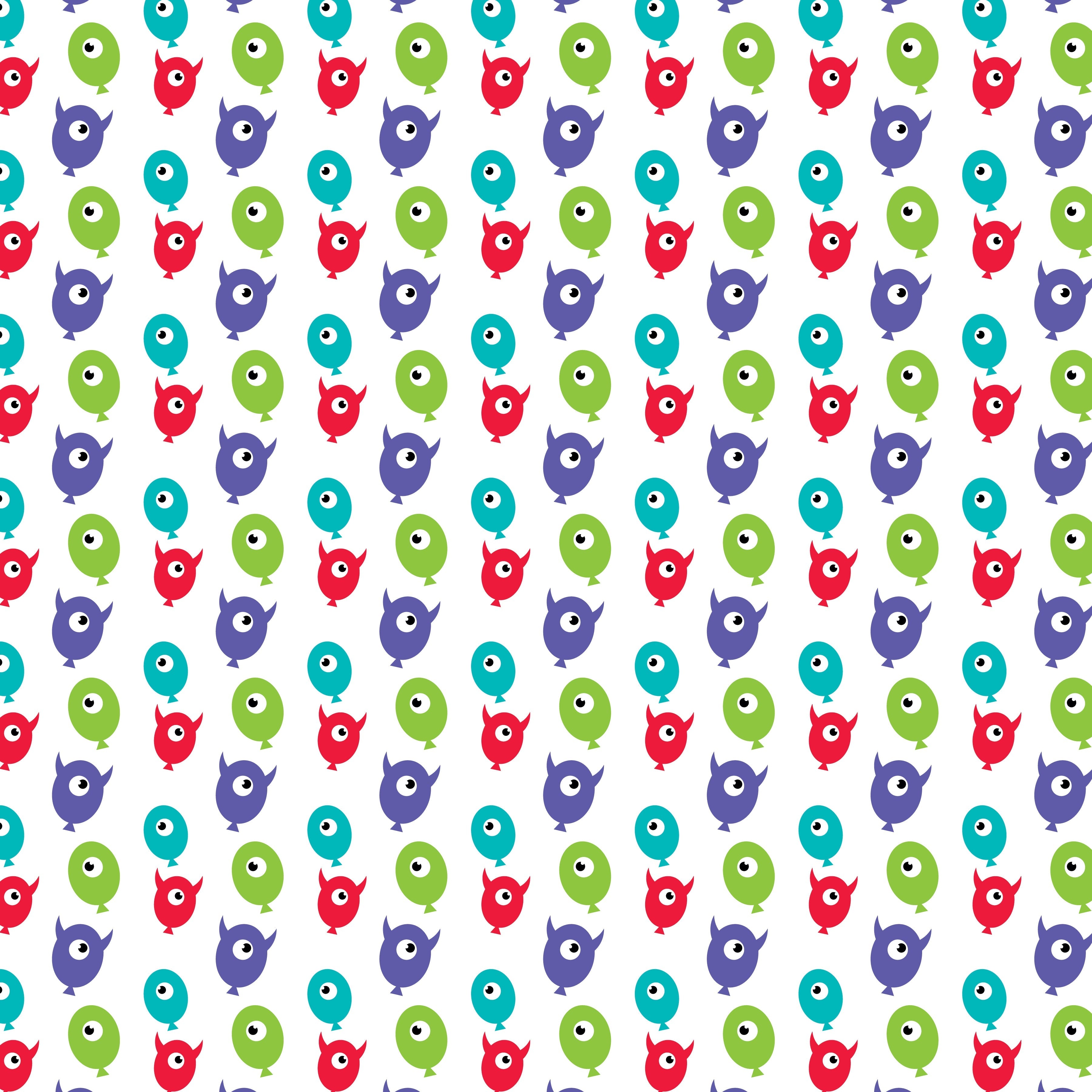 Monsters Pattern Vinyl 12" x 12" - The Vinyl Haus