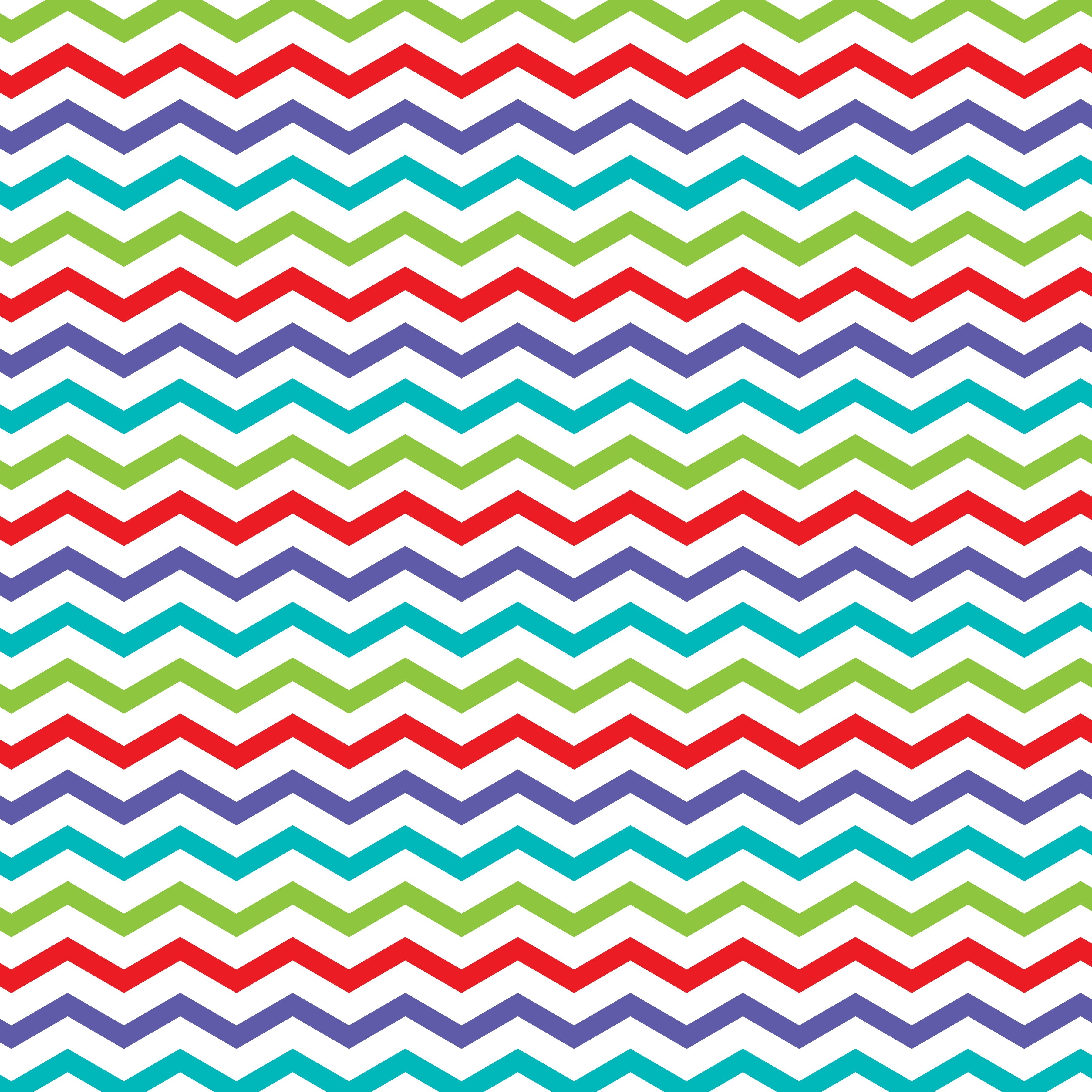 Multicolored Chevron Pattern Vinyl 12" x 12" - The Vinyl Haus