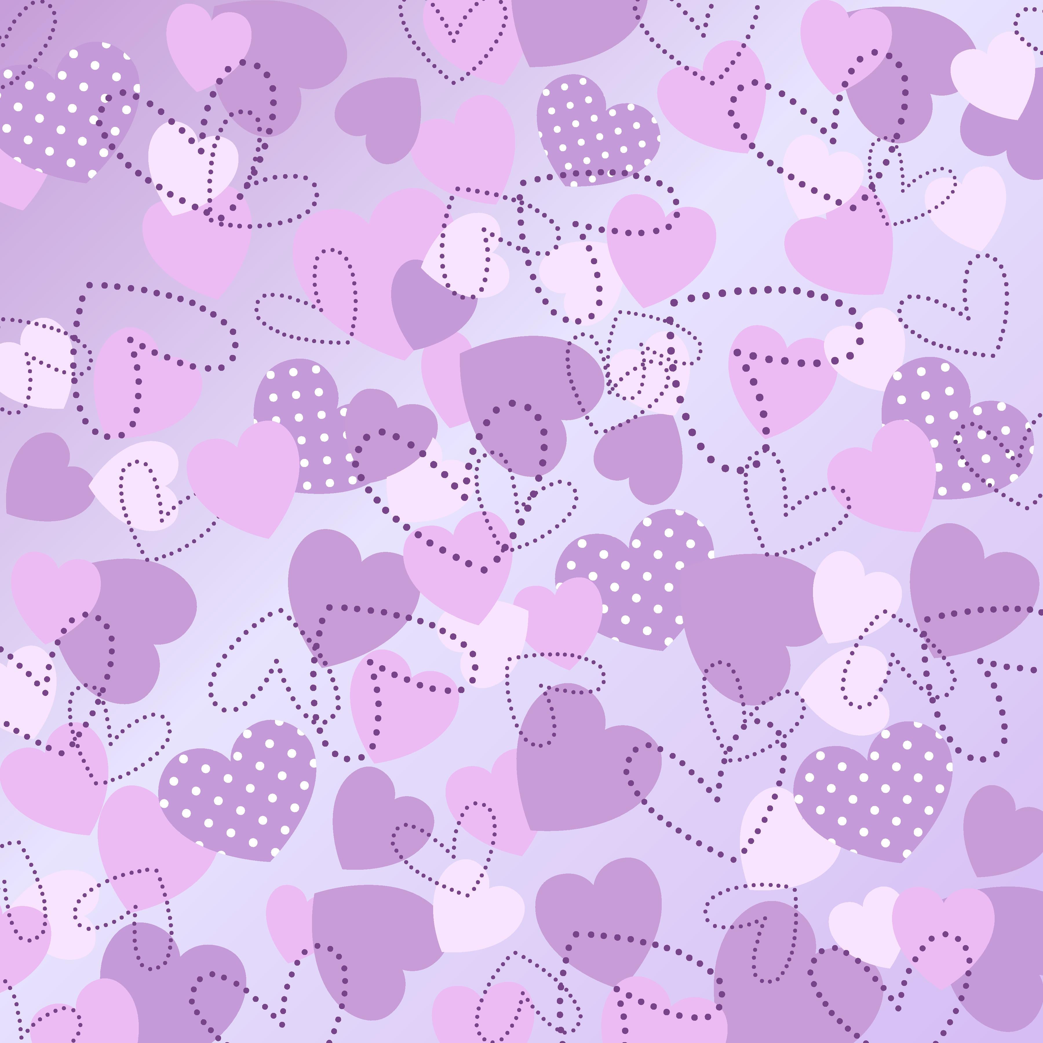 Pastel Pink and Purple Pattern Vinyl 12" x 10" - The Vinyl Haus Main image