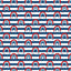 Patriotic Rainbows With Navy Stripes Pattern Vinyl 12" x 12" - The Vinyl Haus