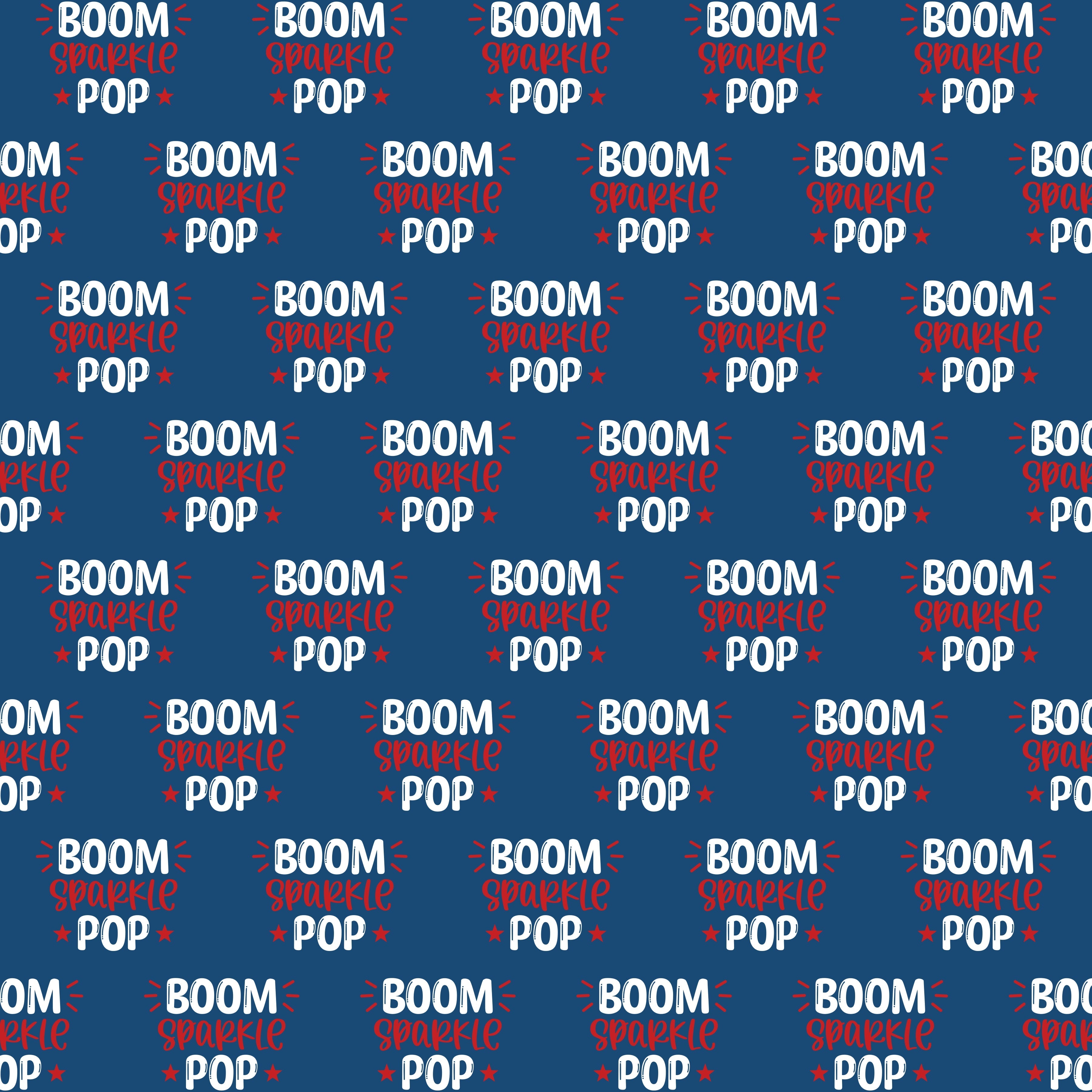 Boom Sparkle Pop Pattern Vinyl 12" x 12" - The Vinyl Haus Main image
