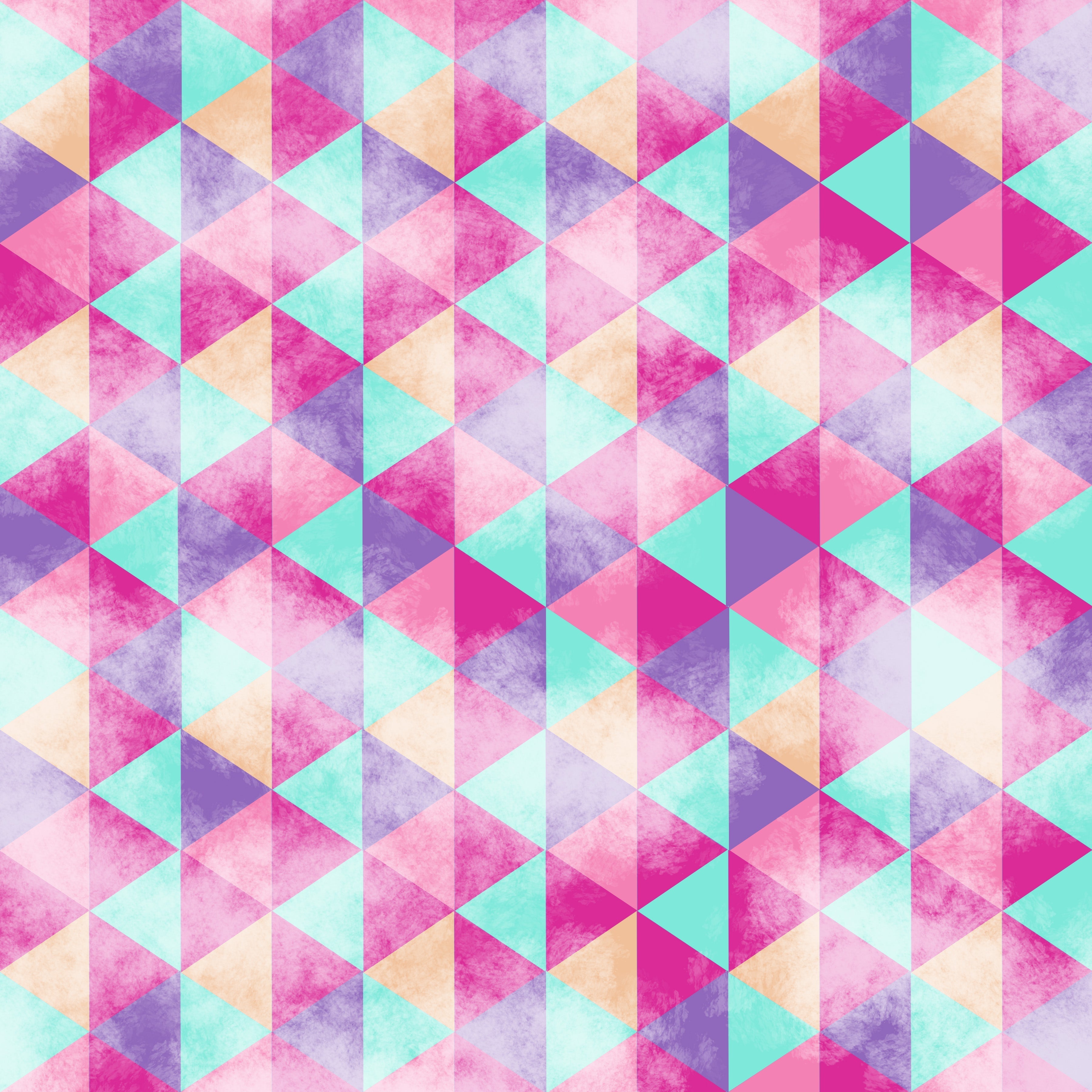 Rainbow Abstract Triangle Pattern Vinyl 12" x 12" - The Vinyl Haus Main image
