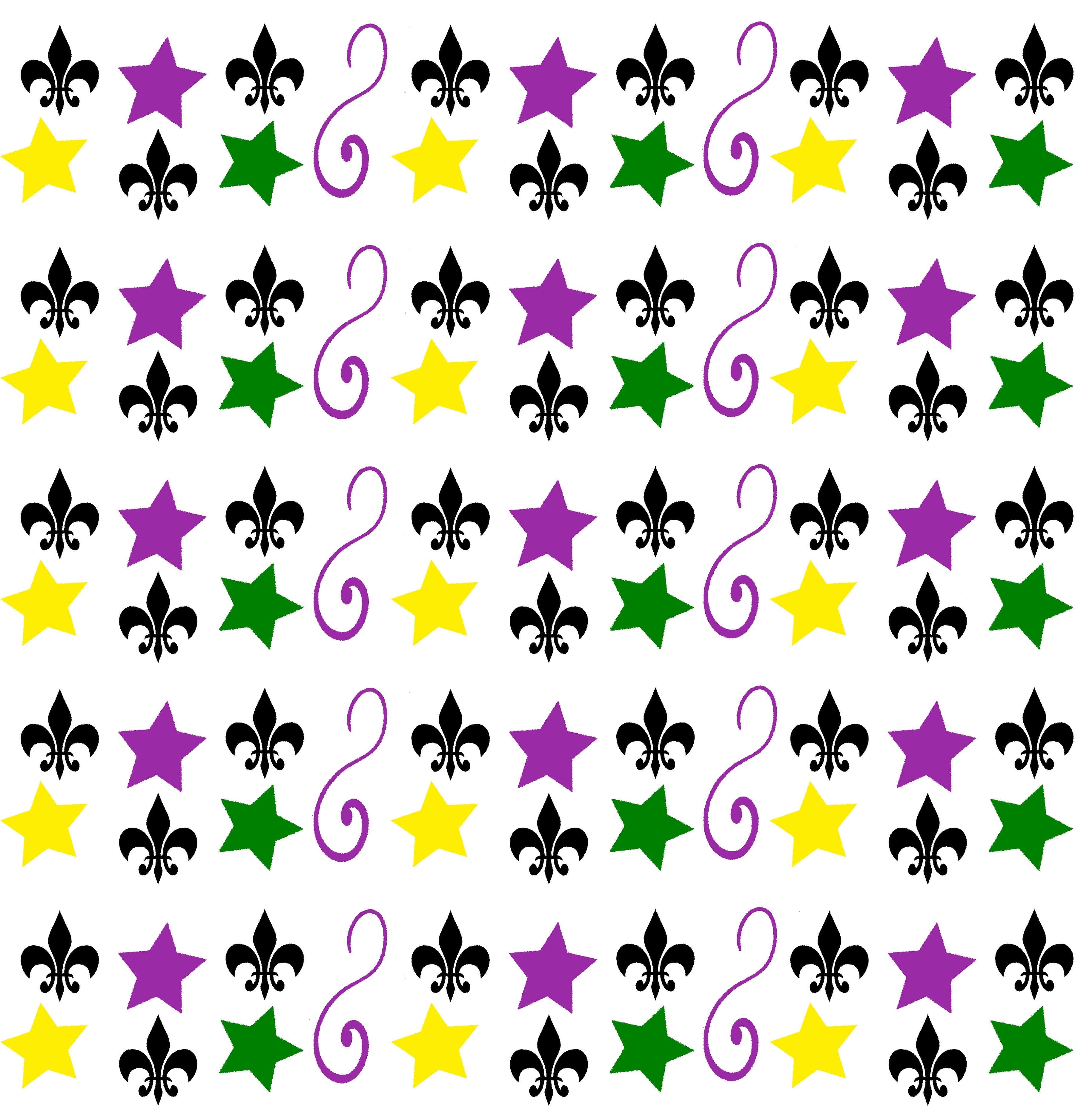 Mardi Gras Patterned Vinyl 12" x 12" - The Vinyl Haus Main image