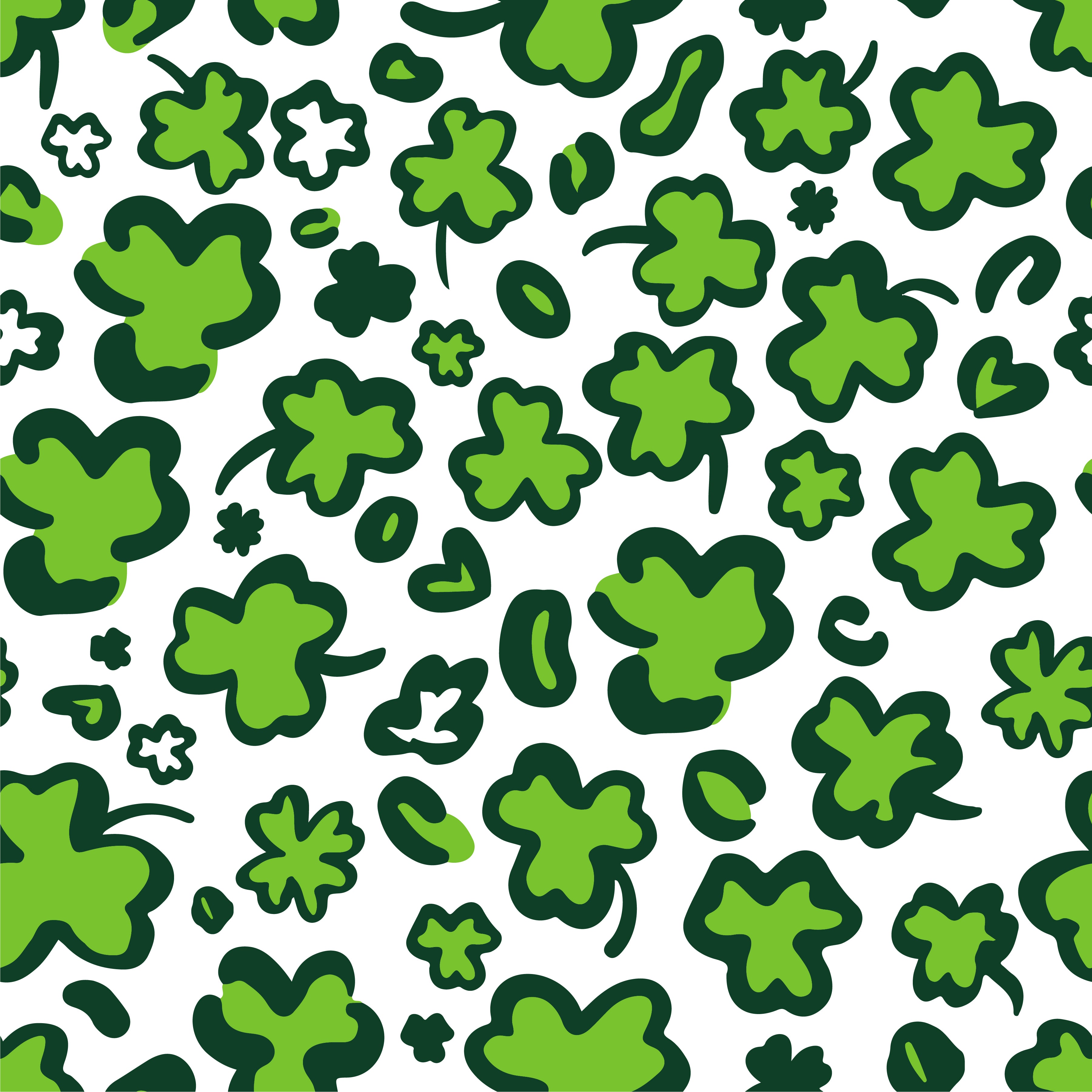 Shamrock Cheetah Pattern Vinyl 12" x 12 - The Vinyl Haus Main image