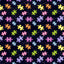 Puzzle Pieces Black Background Pattern Vinyl 12" x 12" - The Vinyl Haus