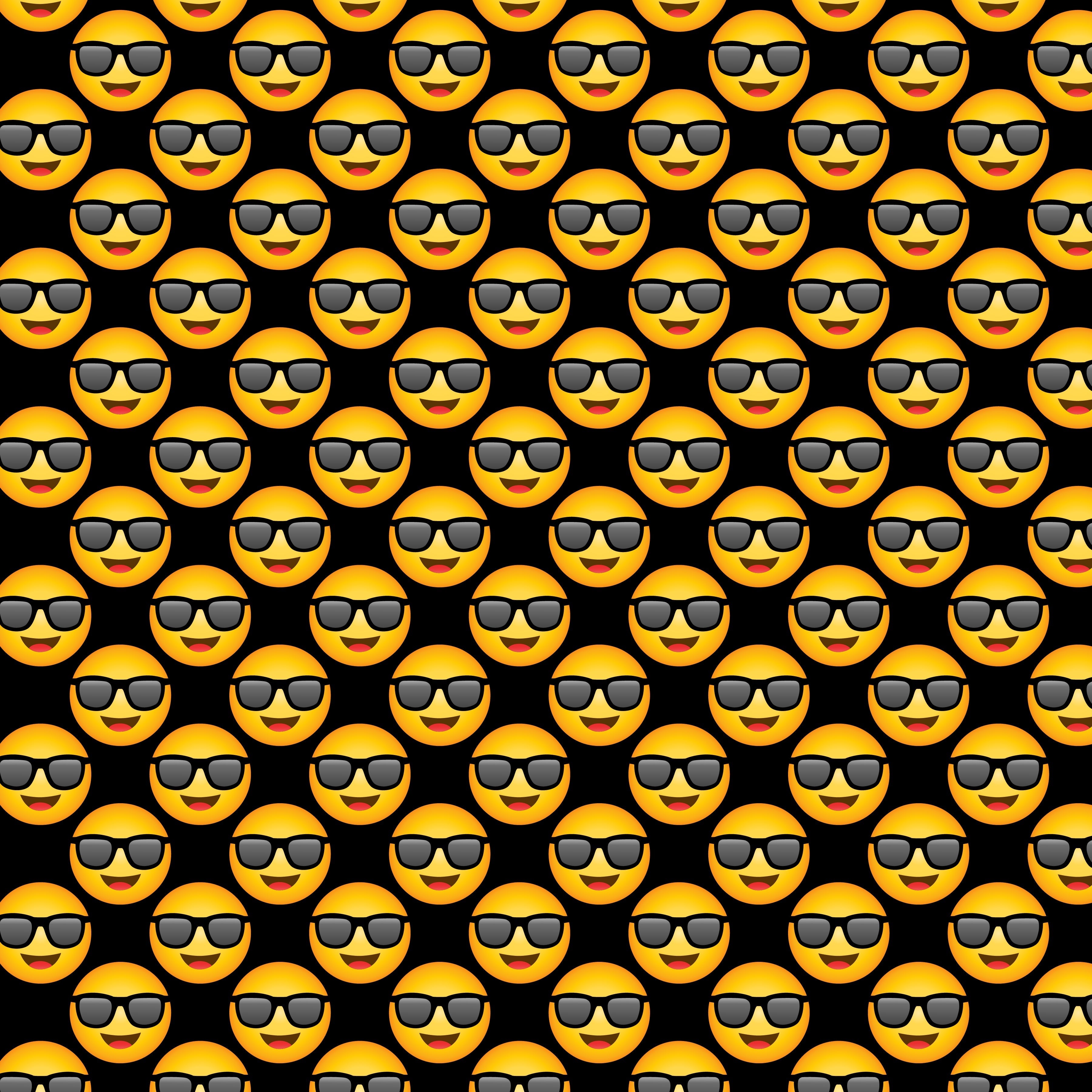 Emoji Faces Patterned Vinyl 12" x 12" - The Vinyl Haus