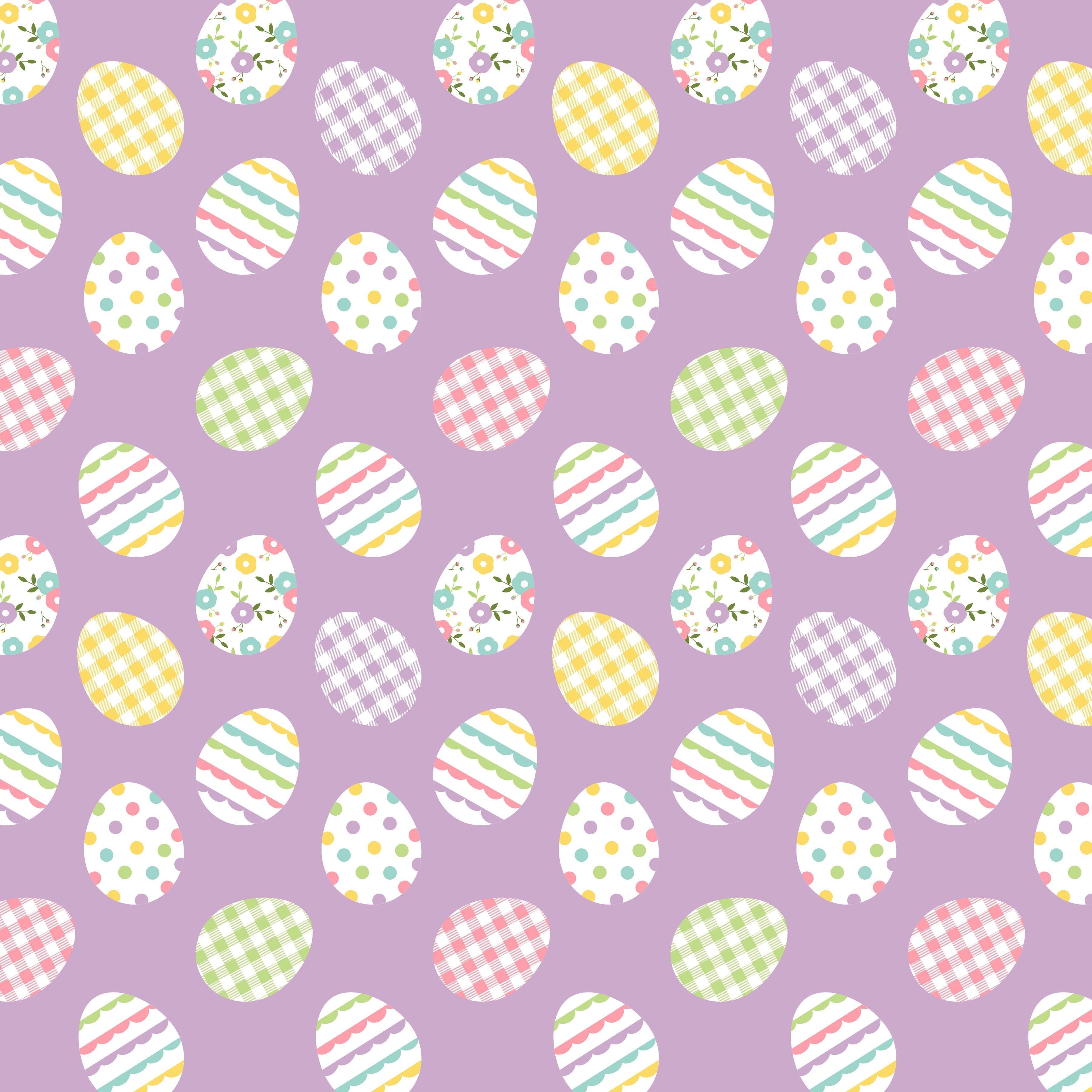 Easter Eggs Pattern Vinyl 12" x 12" - The Vinyl Haus