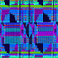Kente Blue and Purple Pattern Vinyl 12" x 12" - The Vinyl Haus