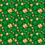 Gold and Green Shamrocks Pattern Vinyl 12" x 12" - The Vinyl Haus