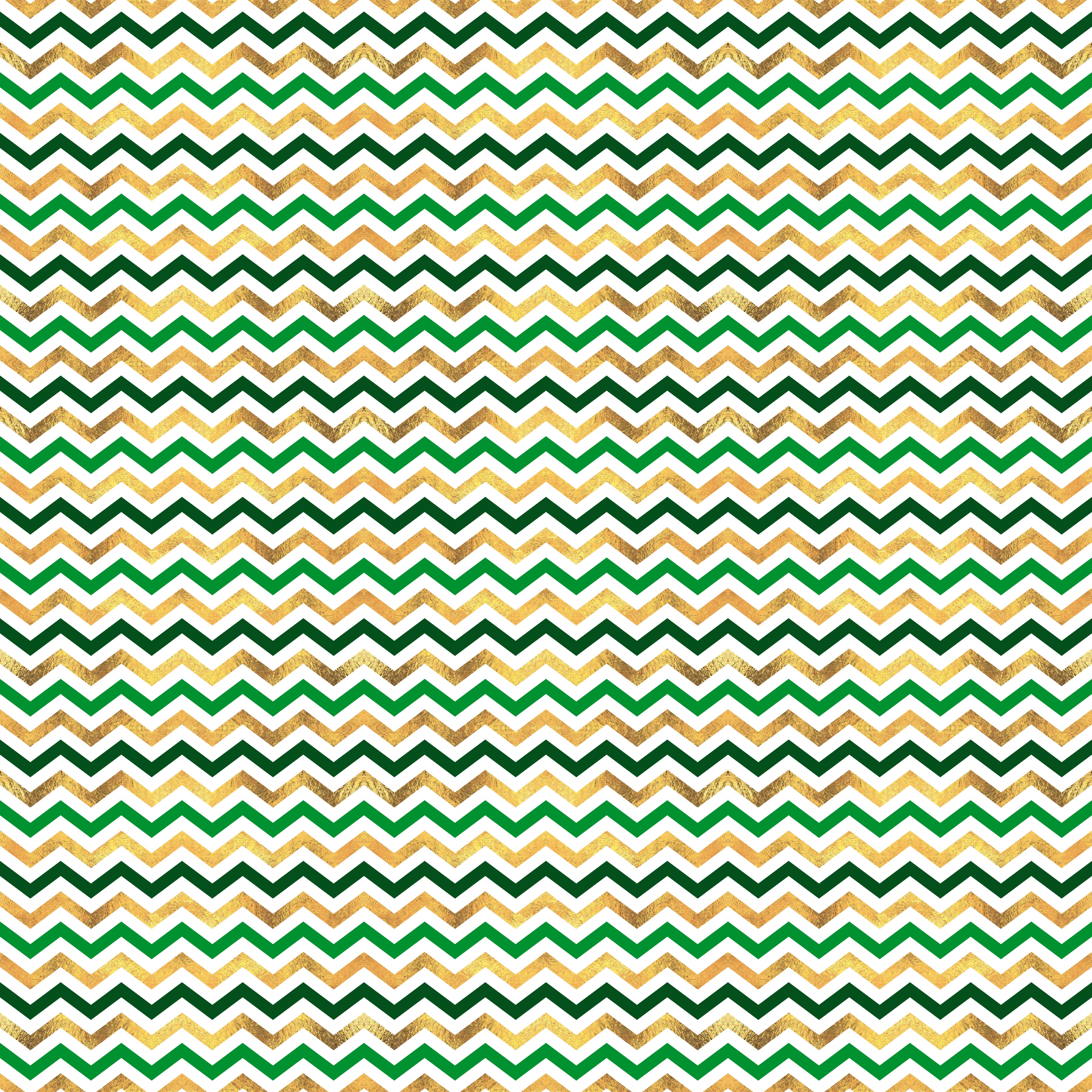 St Patrick's Day Chevron Pattern Vinyl 12" x 12 - The Vinyl Haus Main image
