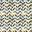 Summer Icons Chevron Pattern Vinyl 12" x 12" - The Vinyl Haus