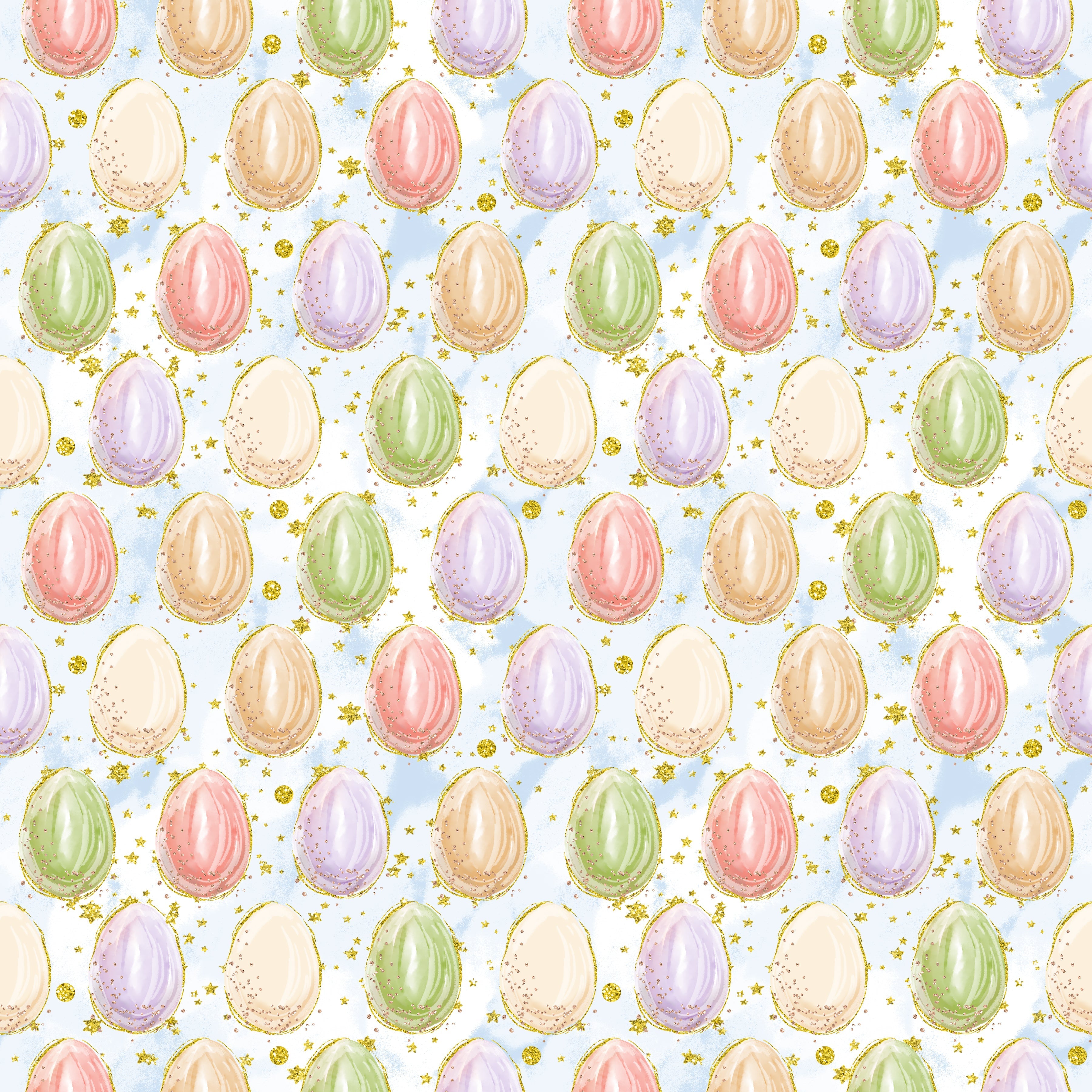 Easter Eggs Pattern Vinyl 12" x 12" - The Vinyl Haus