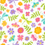 Spring Flowers Pattern Vinyl 12" x 12" - The Vinyl Haus