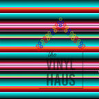 Day of the Dead Serape Pattern Vinyl 12" x 12" - The Vinyl Haus