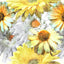 Large Daisies Pattern Vinyl 12" x 12" - The Vinyl Haus