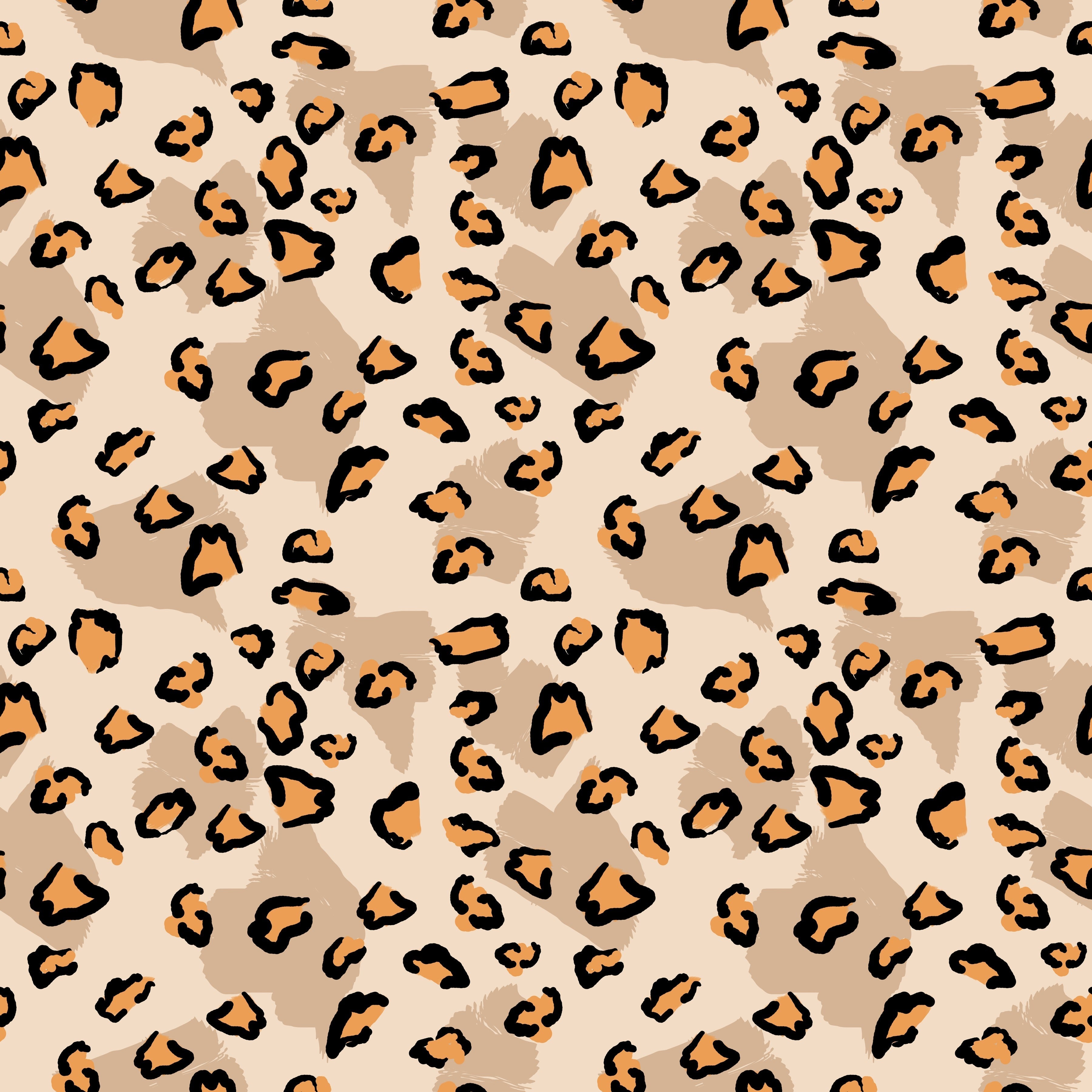 Tan Two Tone Leopard Pattern Vinyl 12" x 12" - The Vinyl Haus Main image