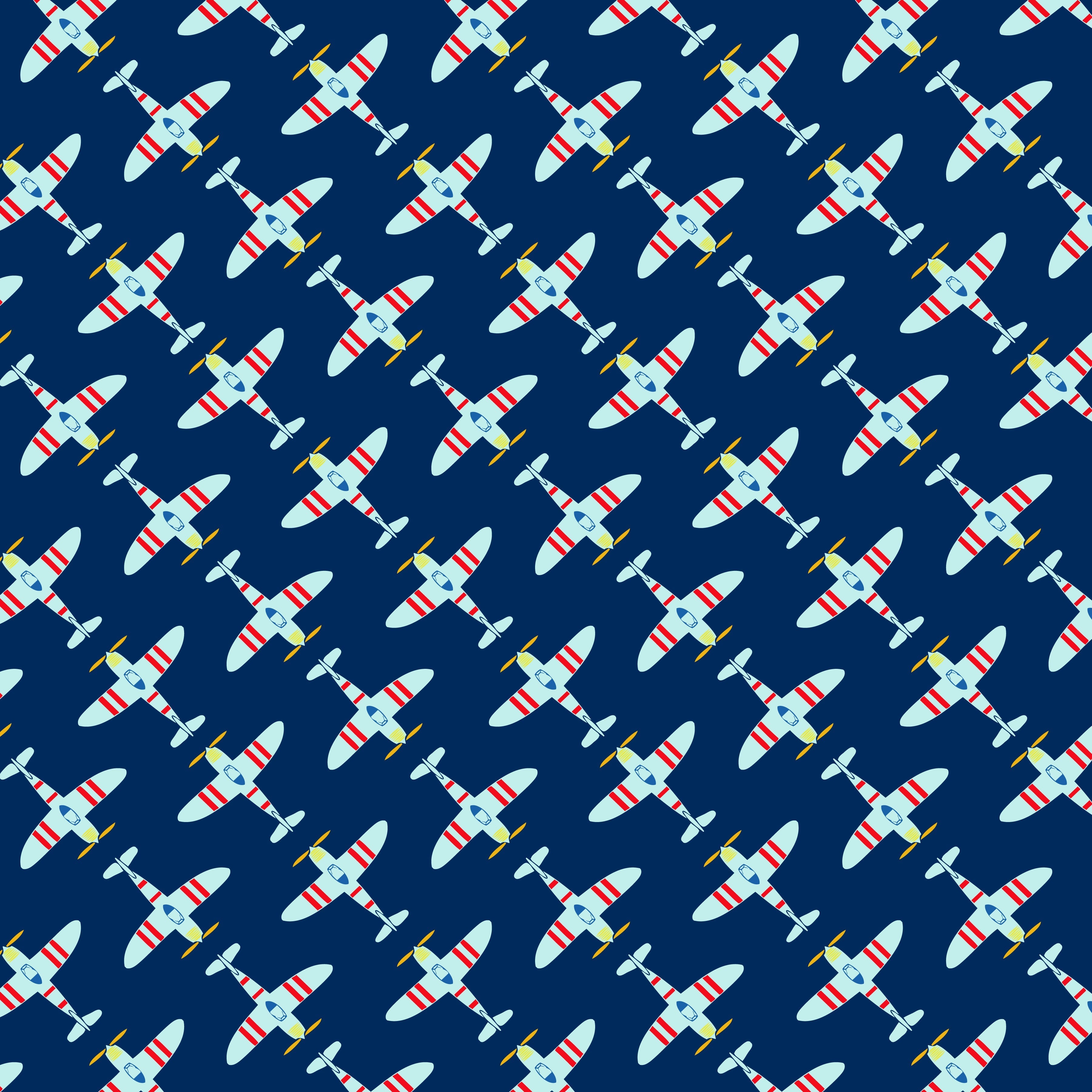 Airplanes Pattern Vinyl 12" x 12" - The Vinyl Haus Main image