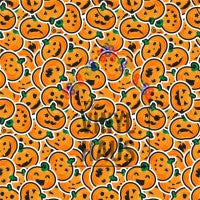 Halloween Pumpkins Pattern Vinyl 12" x 12" - The Vinyl Haus Main image