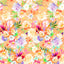 Multicolored Chrysanthemum Flower Pattern Vinyl 12" x 12" - The Vinyl Haus