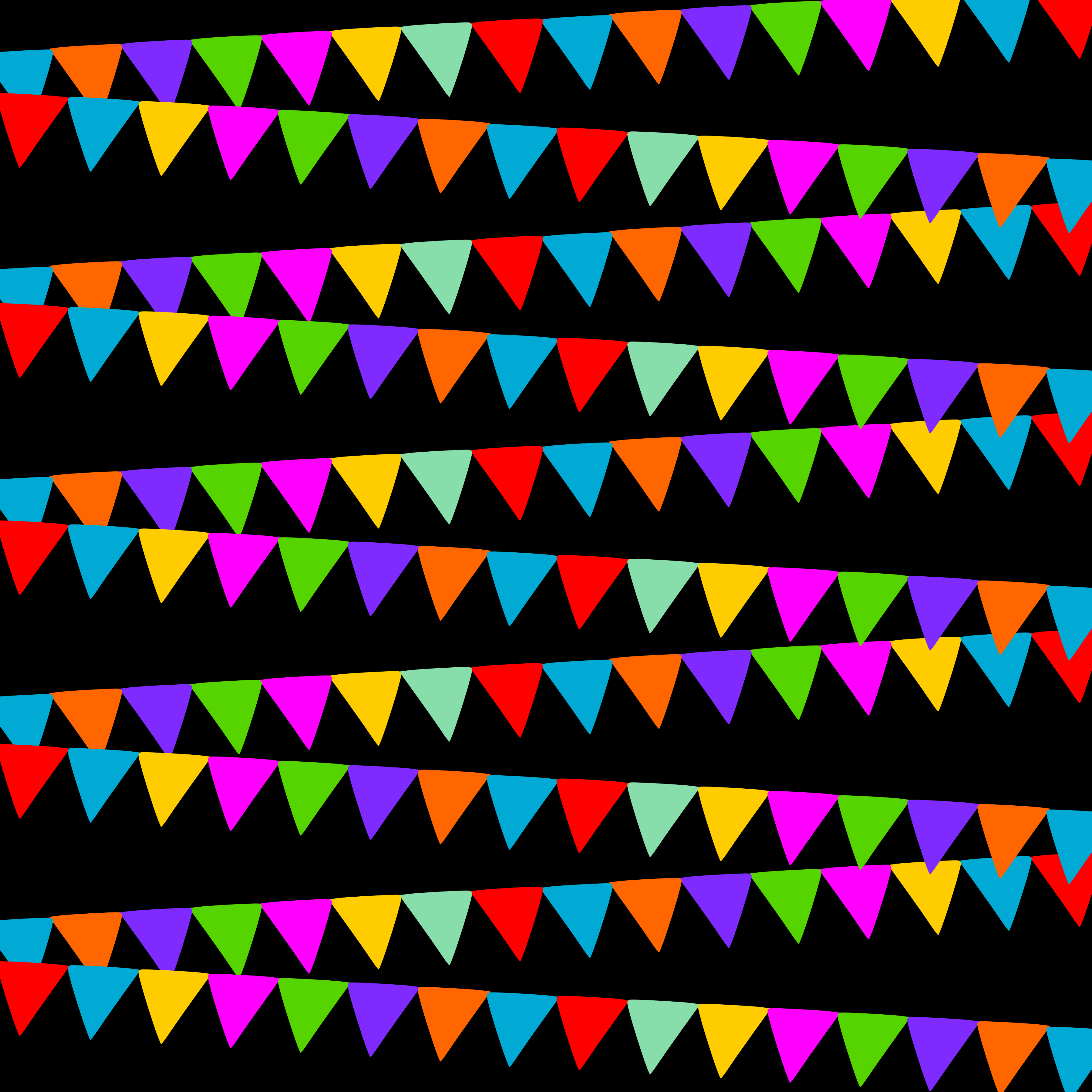 Fiesta Pennants Pattern Vinyl 12" x 12" - The Vinyl Haus Main image