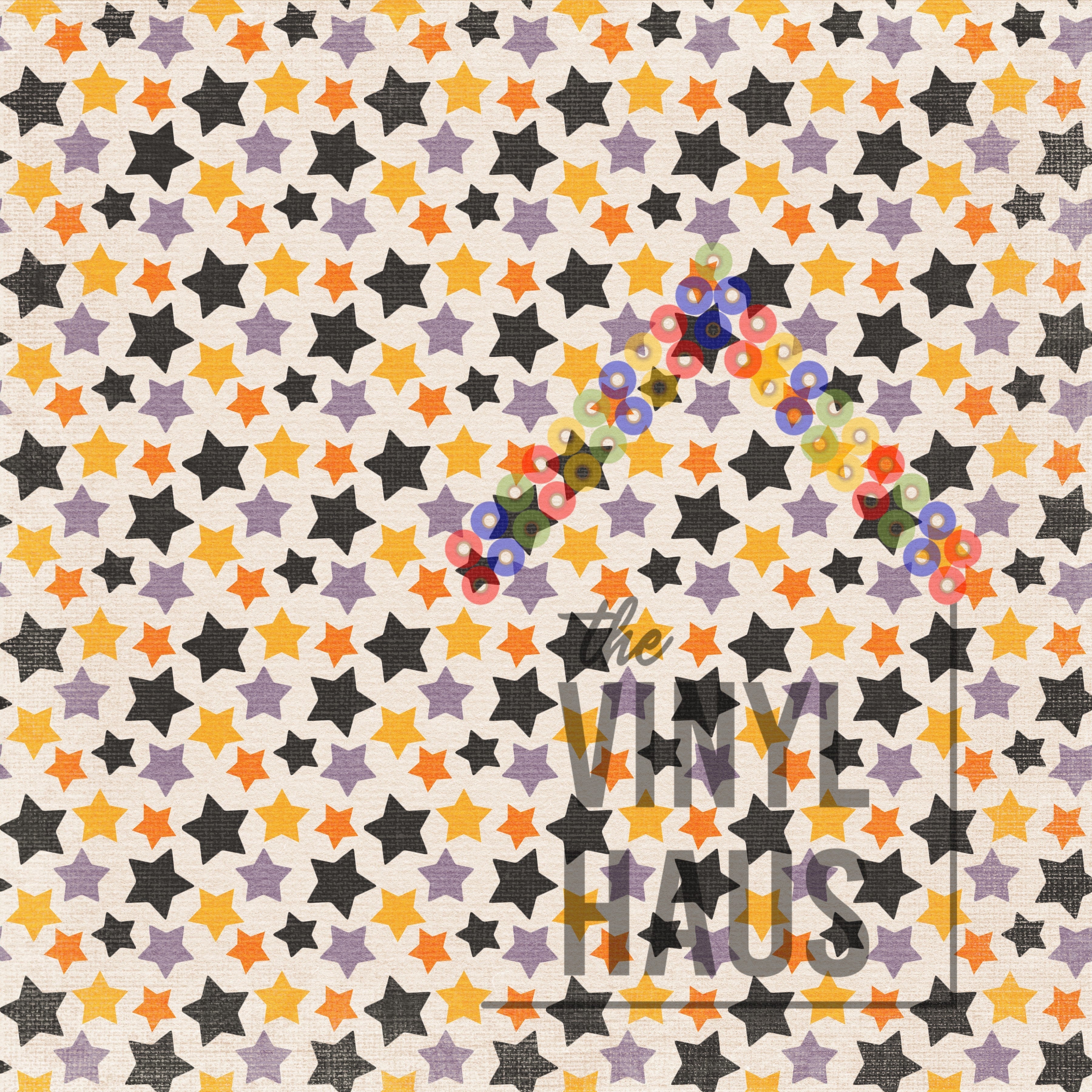 Halloween Stars Pattern Vinyl 12" x 12" - The Vinyl Haus