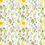 Spring Flowers, Bees and Butterflies Pattern Vinyl 12" x 12" - The Vinyl Haus