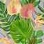 Tropical Flowers and Birds of Paradise Pattern Vinyl 12" x 12" - The Vinyl Haus