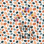 Orange & Blue Pumpkins Pattern Vinyl 12" x 12" - The Vinyl Haus