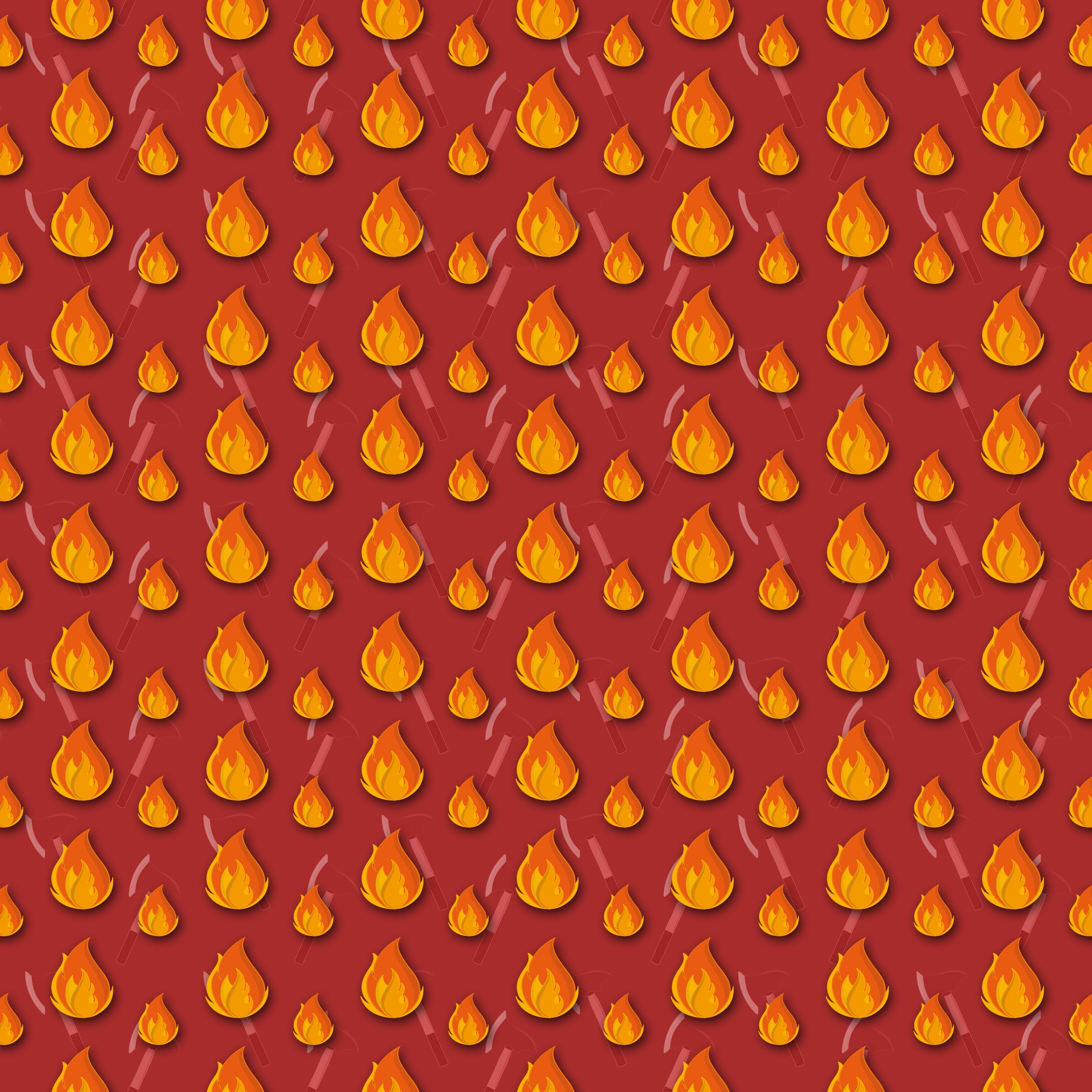 Fire Pattern Vinyl 12" x 12" - The Vinyl Haus Main image