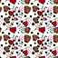 Baseball Equipment Pattern Vinyl 12" x 12" - The Vinyl Haus