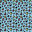 Blue Pastel Leopard Spots Pattern Vinyl 12" x 12" - The Vinyl Haus