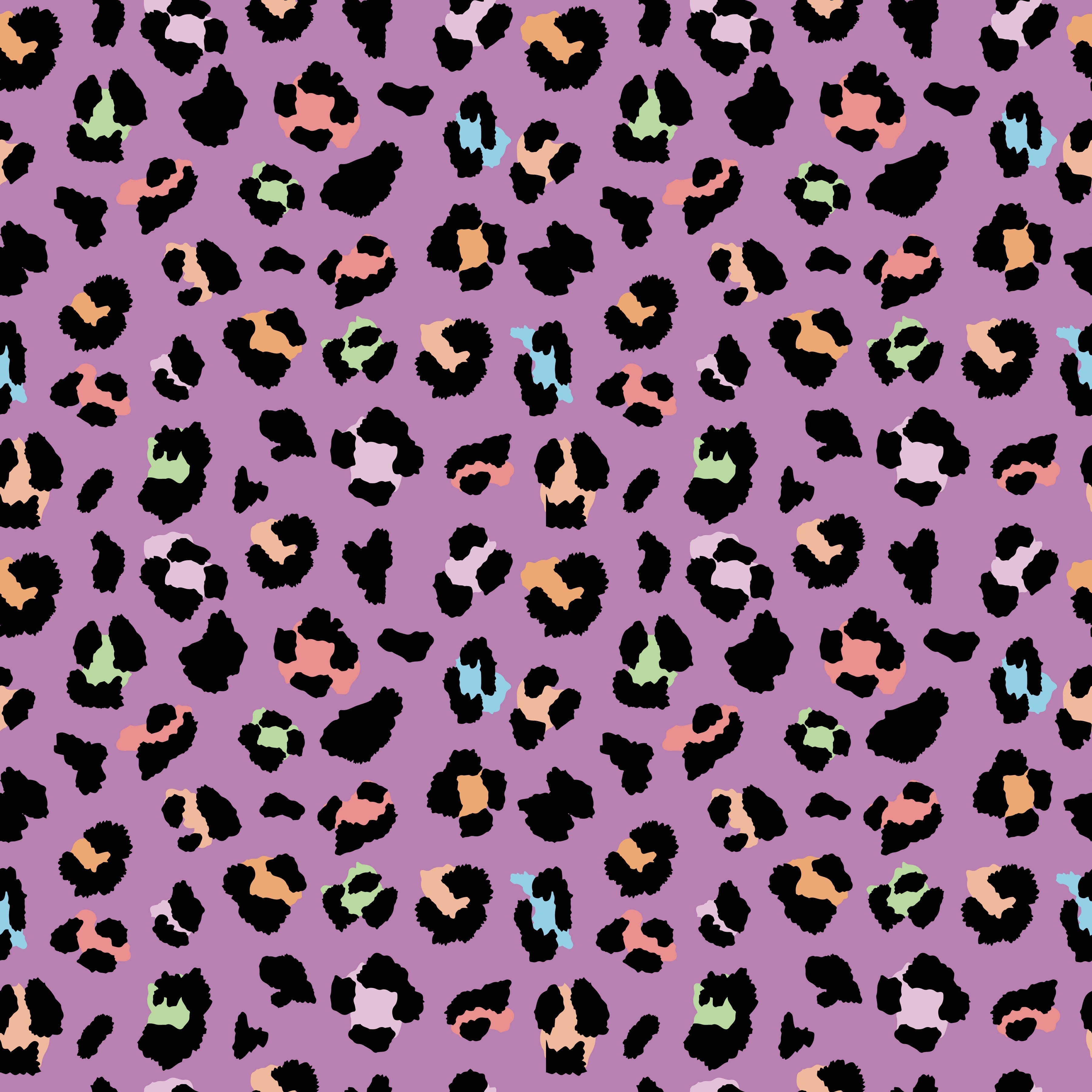 Purple Pastel Leopard Spots Pattern Vinyl 12" x 12" - The Vinyl Haus Main image