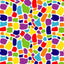 Rainbow Mosaic Pattern Vinyl 12" x 12" - The Vinyl Haus