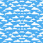 Andy's Room Clouds Pattern Vinyl 12" x 12" - The Vinyl Haus