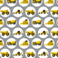 Construction Trucks in Circles Pattern Vinyl 12" x 12" - The Vinyl Haus