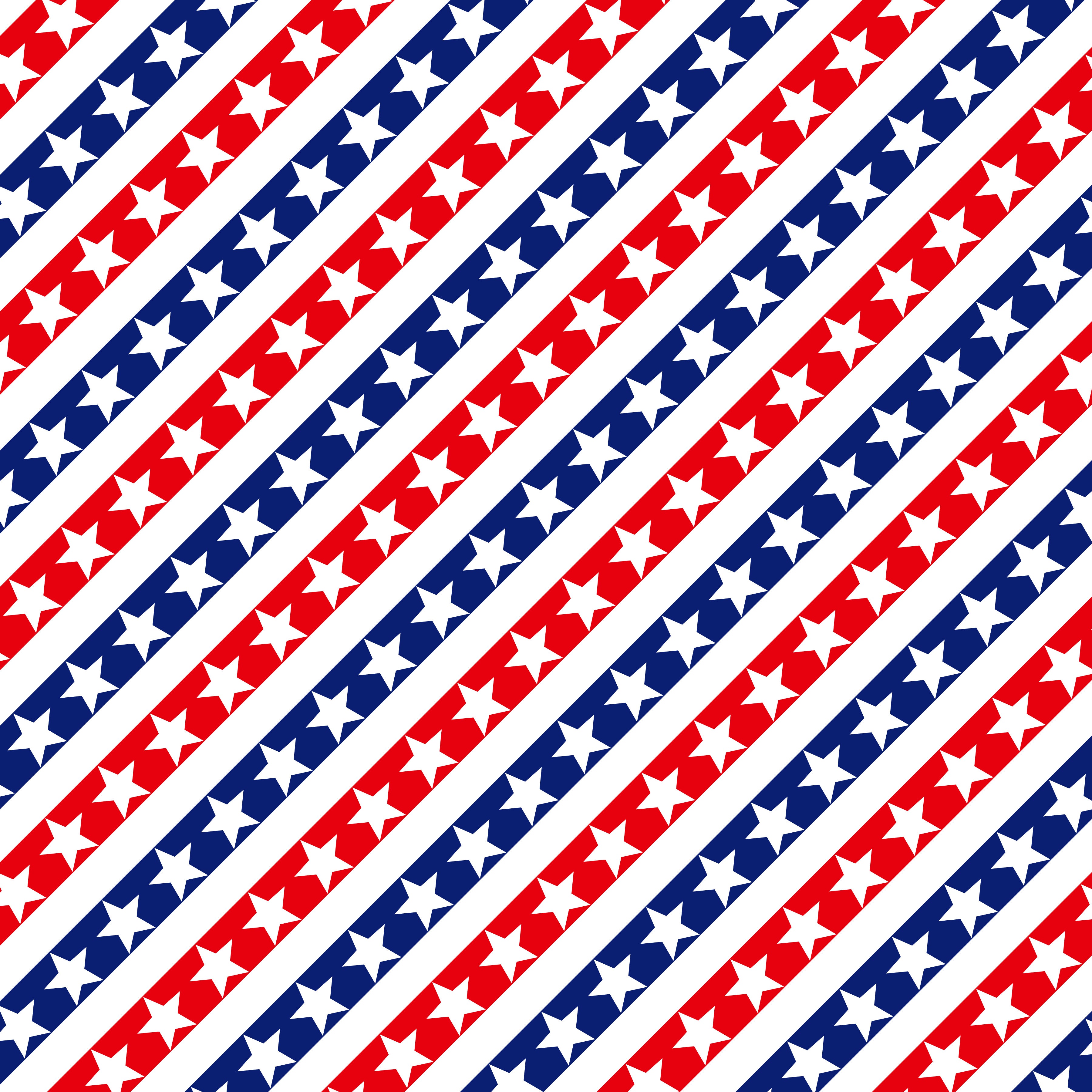 4th of July Stars and Stripes Pattern Vinyl 12" x 12" - The Vinyl Haus Main image