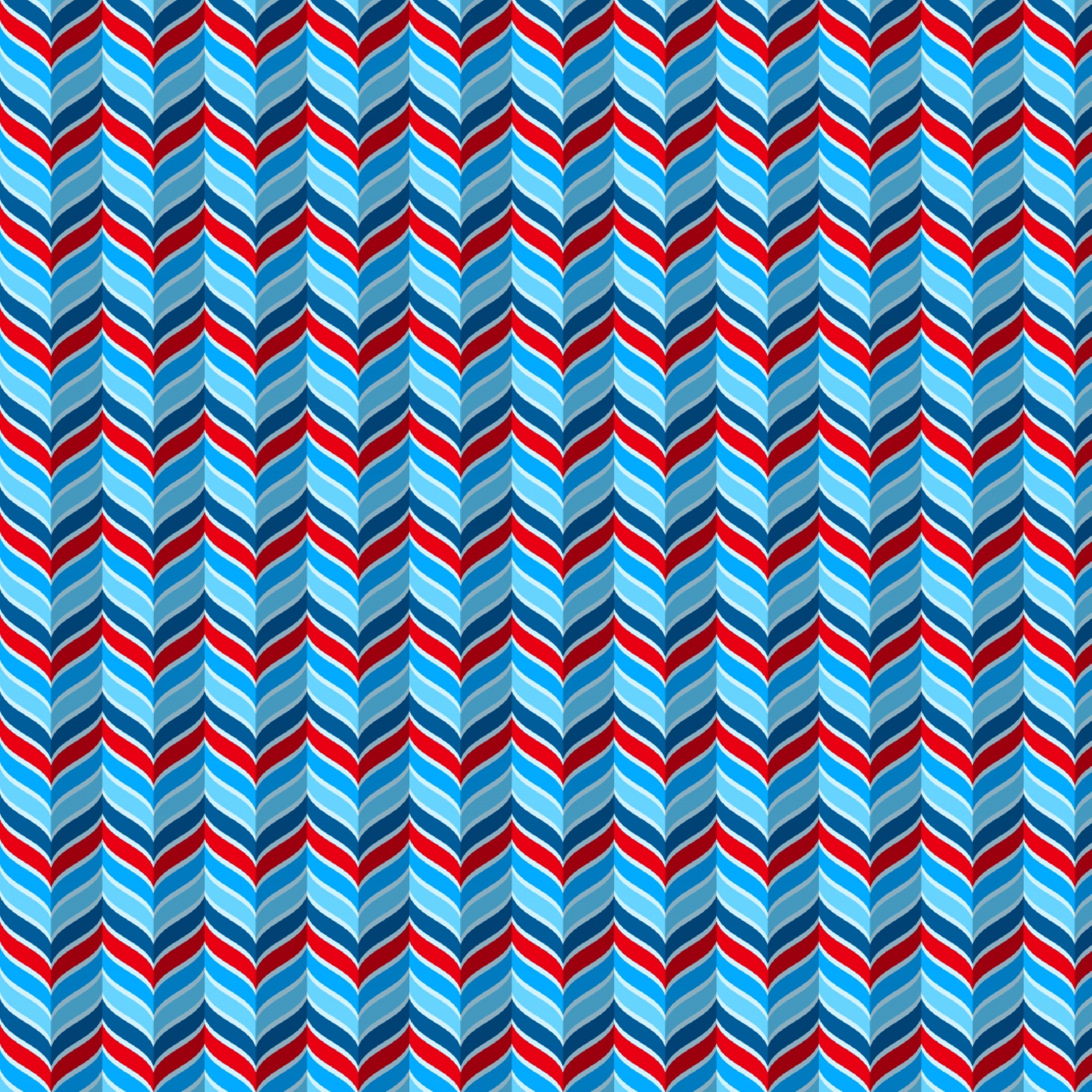 4th of July Chevron Pattern Vinyl 12" x 12" - The Vinyl Haus Main image