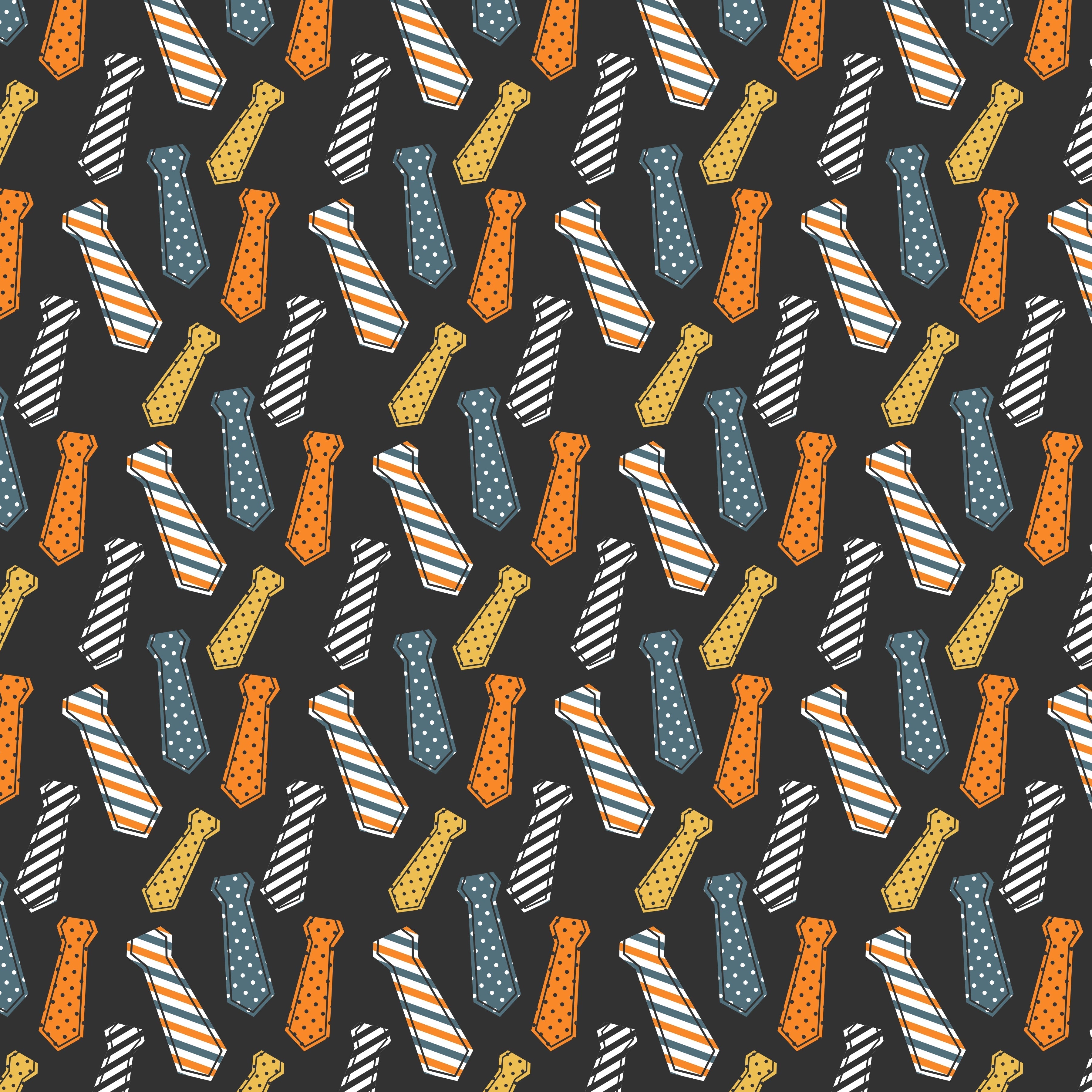 Ties Brown Background Pattern Vinyl 12" x 12" - The Vinyl Haus Main image