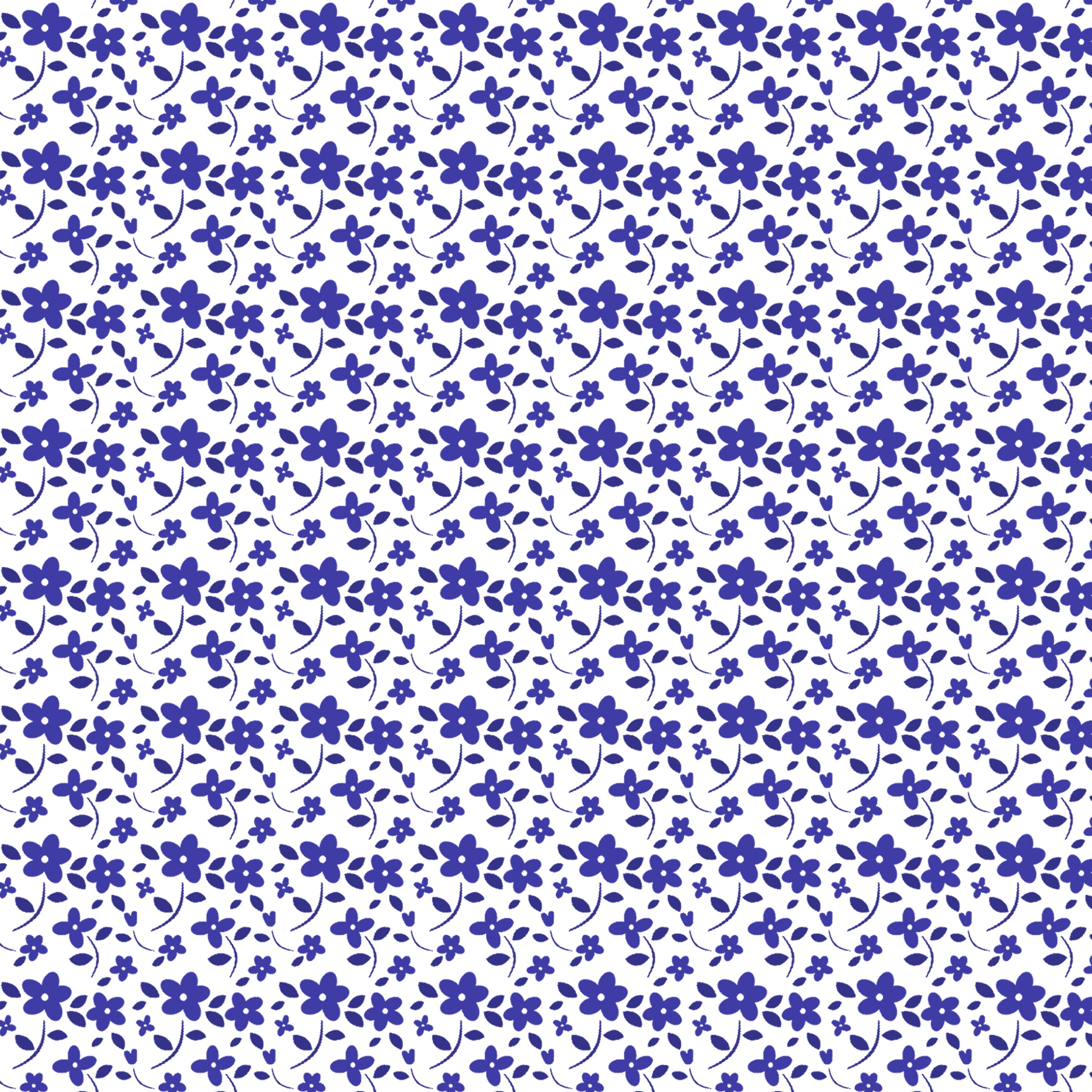 Small Purple Flowers Pattern Vinyl 12" x 12" - The Vinyl Haus Main image