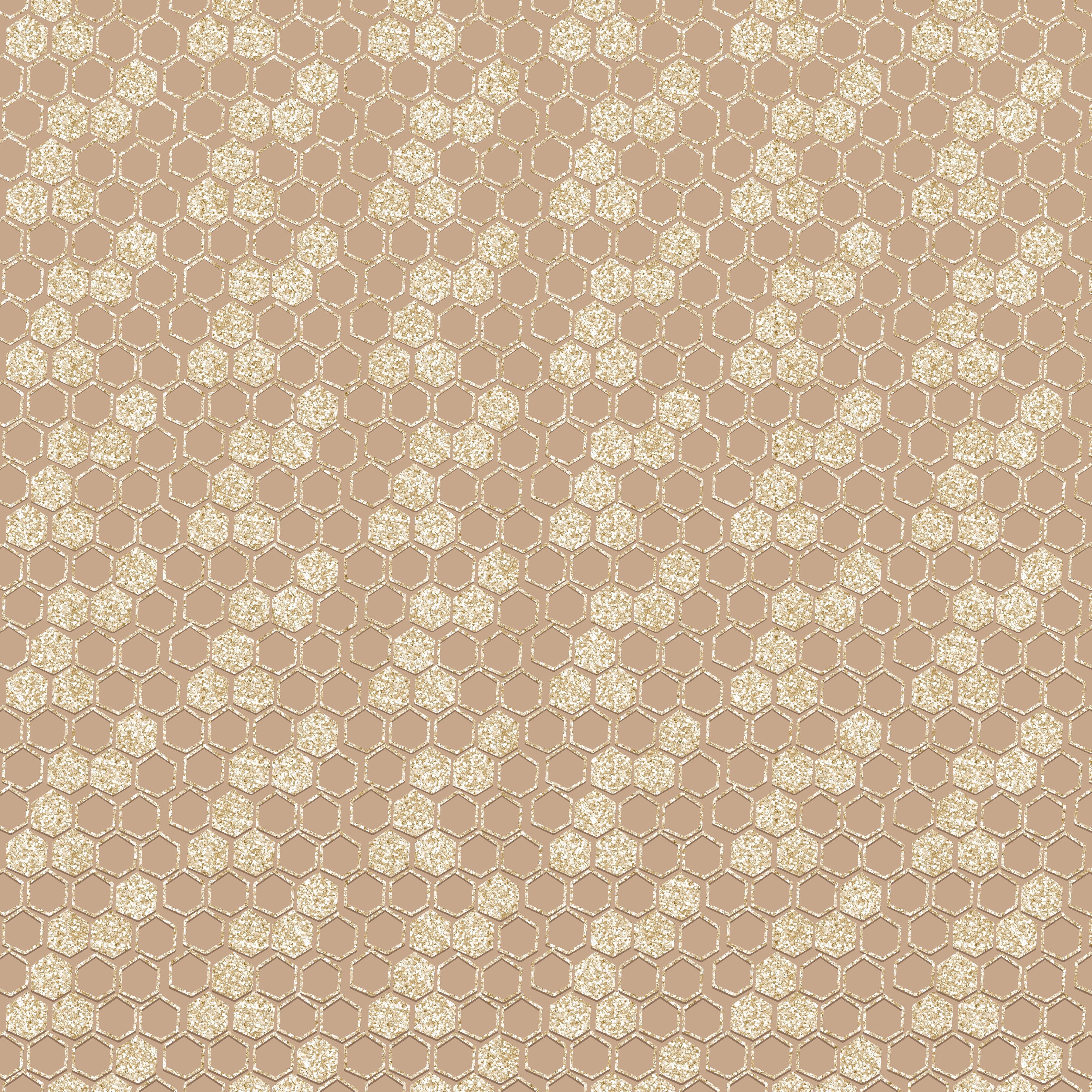 Golden Honeycomb Pattern Vinyl 12" x 12" - The Vinyl Haus