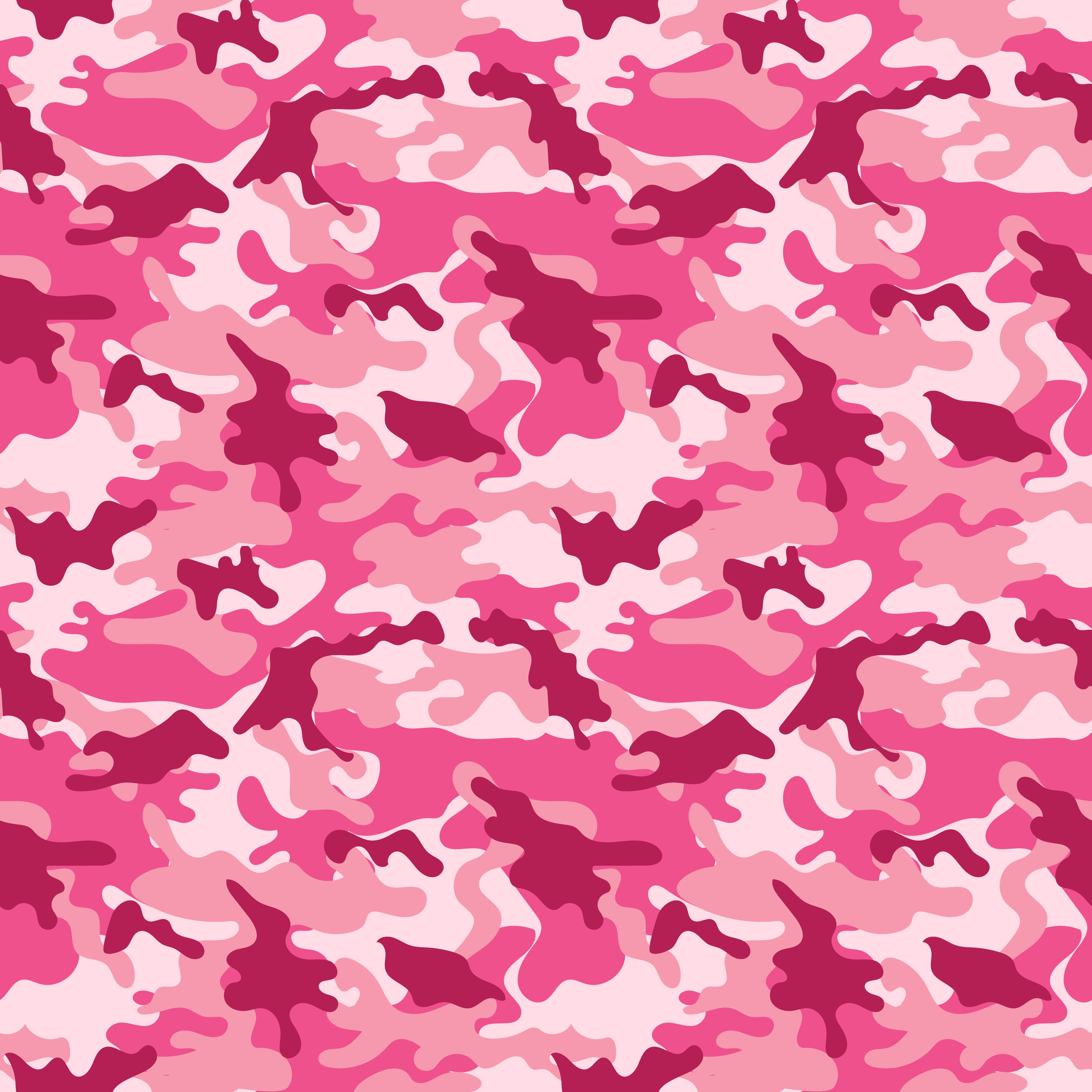 Shades of Pink Camouflage Pattern Vinyl 12" x 12" - The Vinyl Haus Main image