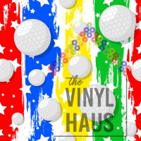 Golf Colorful Pattern Vinyl 12" x 12" - The Vinyl Haus Main image